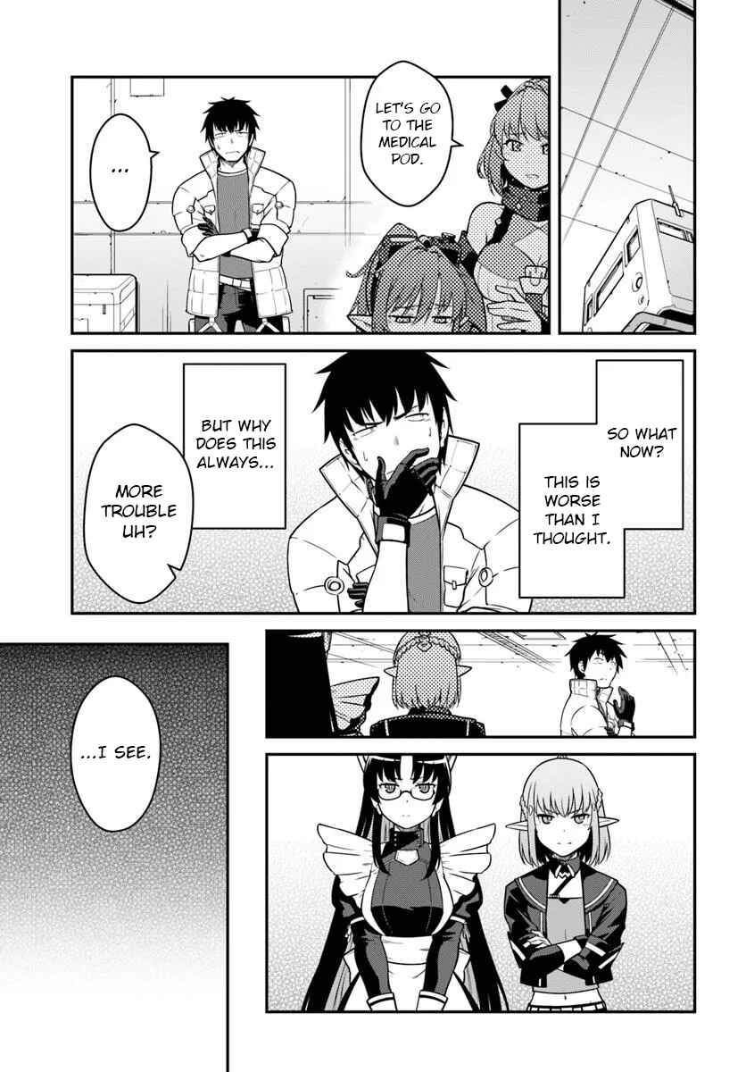 Mezametara Saikyou Soubi to Uchuusen-mochi datta node, Ikkodate Mezashite Youhei to shite Jiyuu ni Ikitai Chapter 46.1 - Page 7