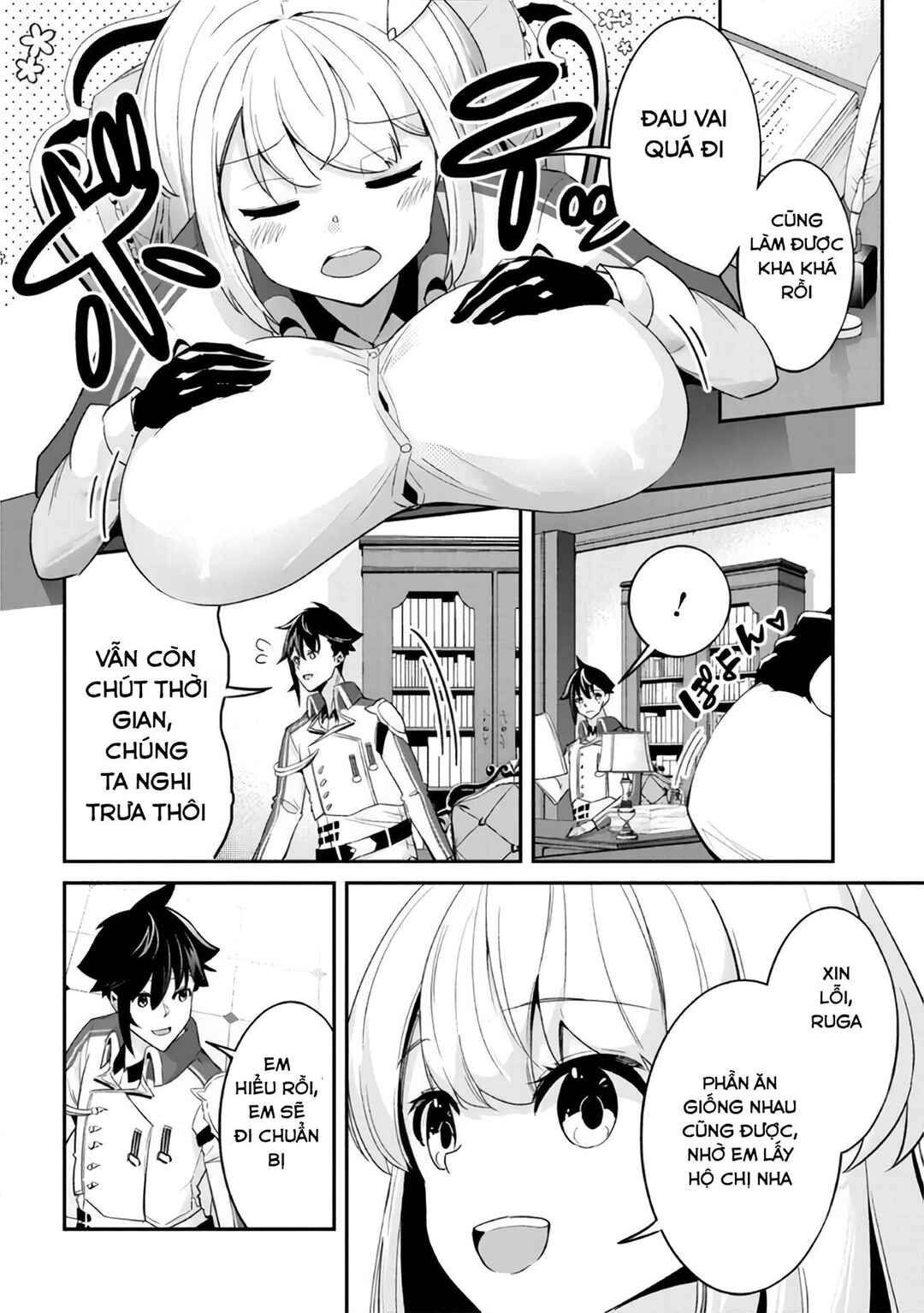 Seikishi ni Natta kedo Danchou no Oppai ga Sugosugite Kokoro ga Kiyomerarenai Chapter 4 - Page 12