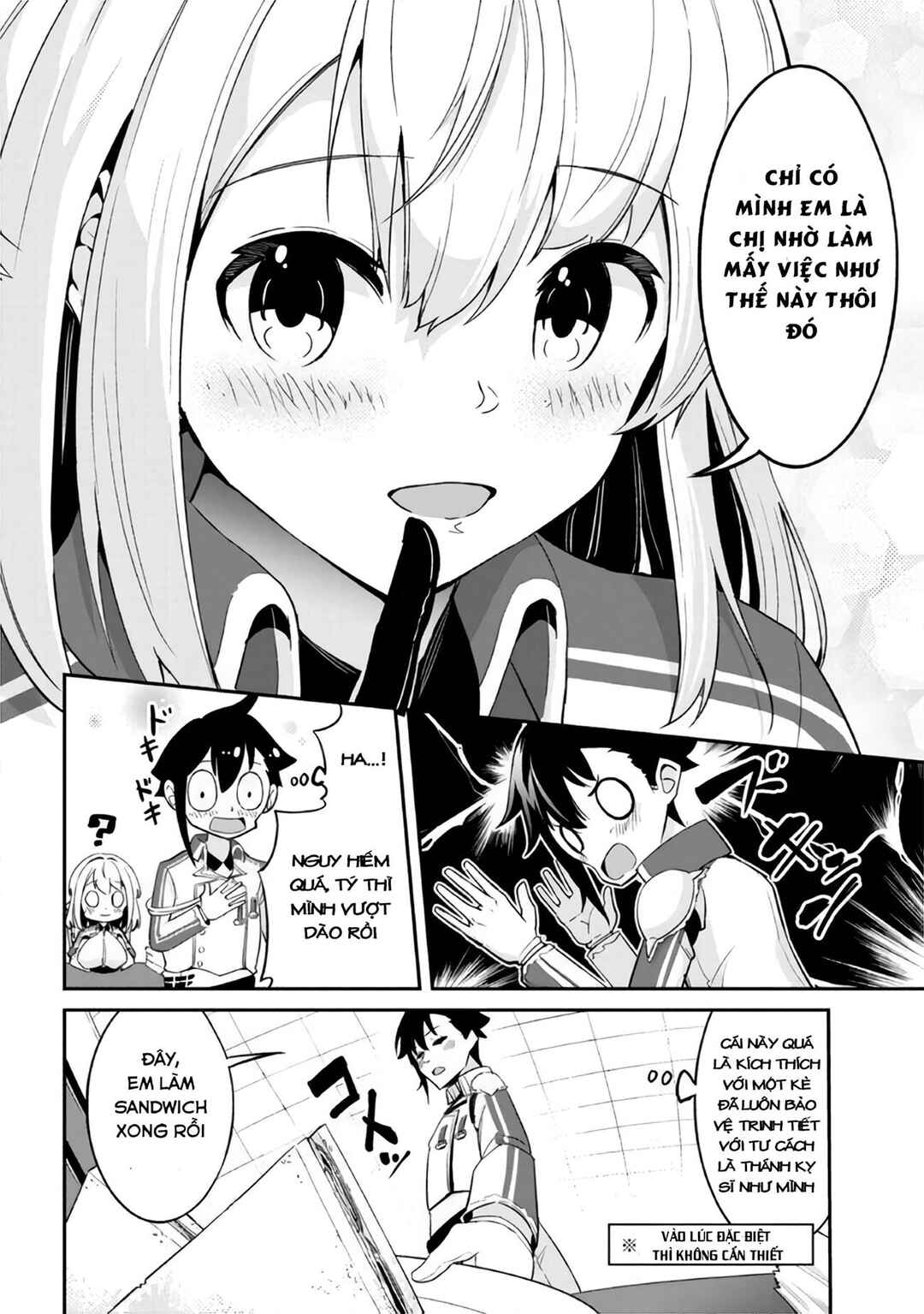 Seikishi ni Natta kedo Danchou no Oppai ga Sugosugite Kokoro ga Kiyomerarenai Chapter 4 - Page 16