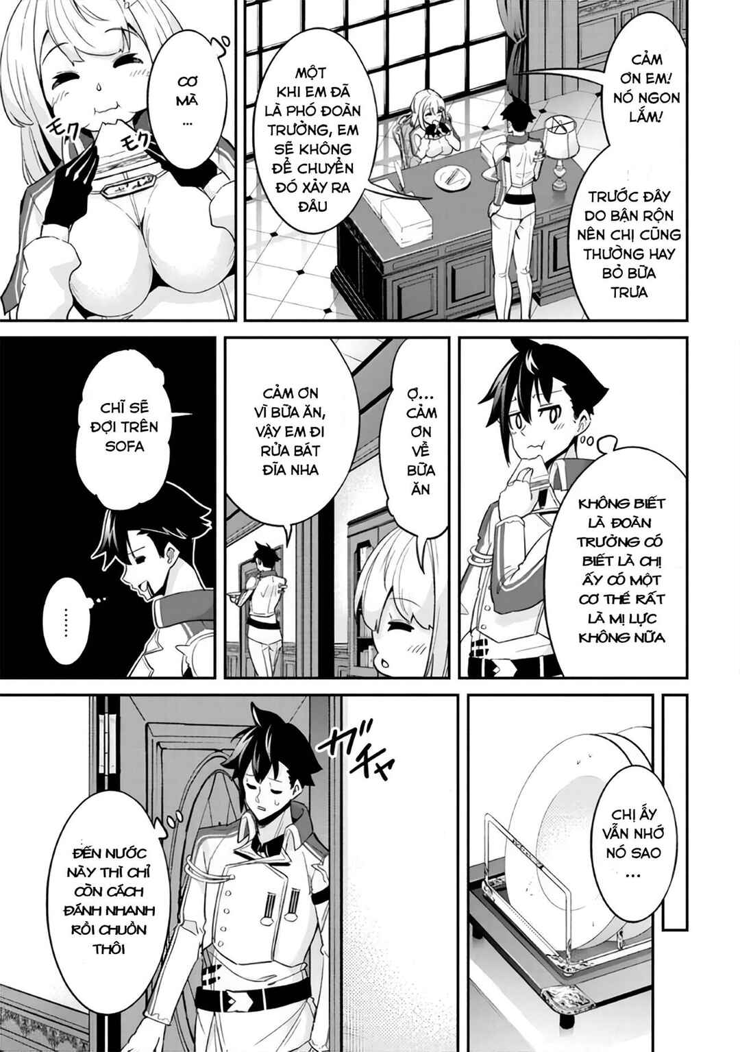 Seikishi ni Natta kedo Danchou no Oppai ga Sugosugite Kokoro ga Kiyomerarenai Chapter 4 - Page 17