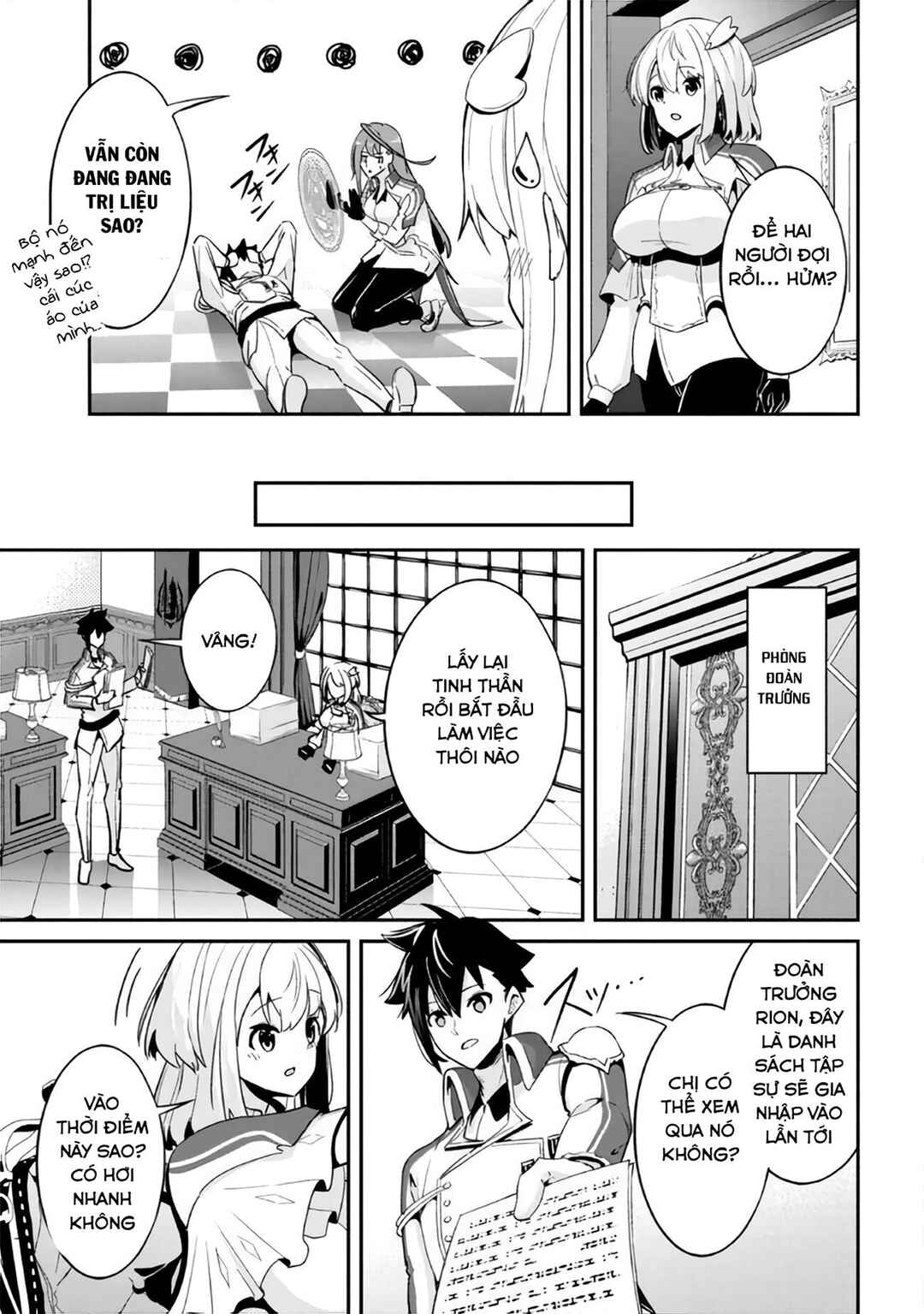 Seikishi ni Natta kedo Danchou no Oppai ga Sugosugite Kokoro ga Kiyomerarenai Chapter 4 - Page 9