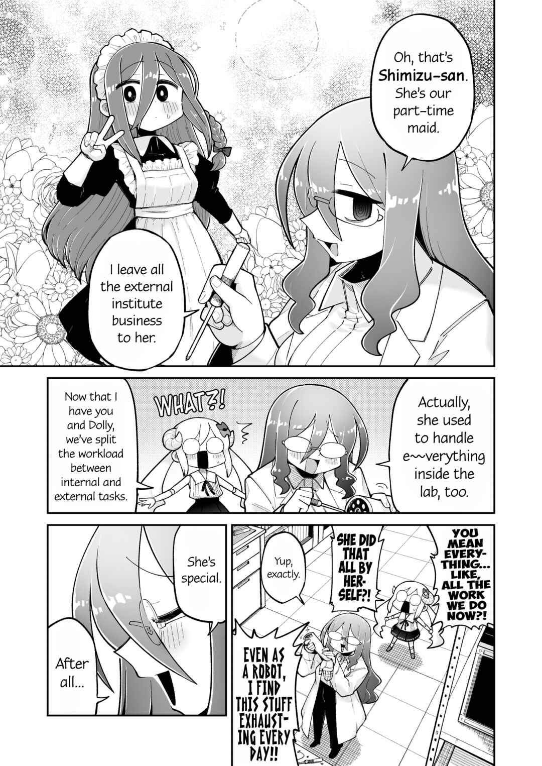 Osana Robot to Abunai Hakase Chapter 39 - Page 1
