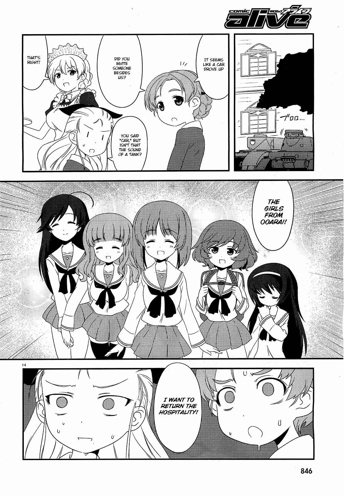GIRLS und PANZER - Motto Love Love Sakusen desu! Chapter 5 - Page 14