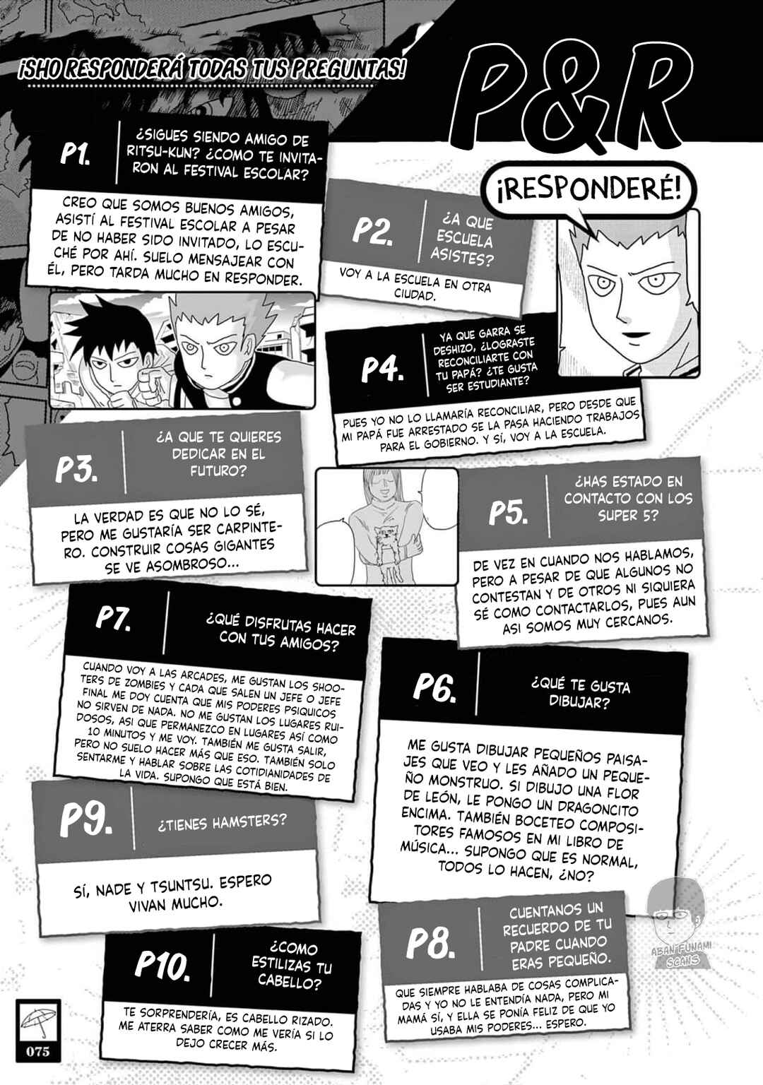 Mob Psycho 100 Official Fanbook. Chapter 5 - Page 5