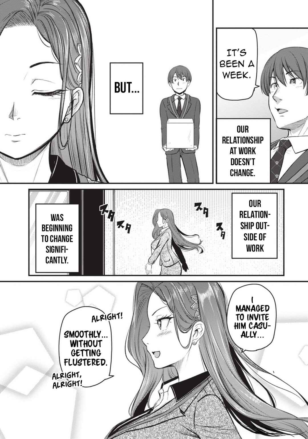 Shigotogaeri, Dokushin no Bijin Joushi ni Tanomarete Chapter 8 - Page 14