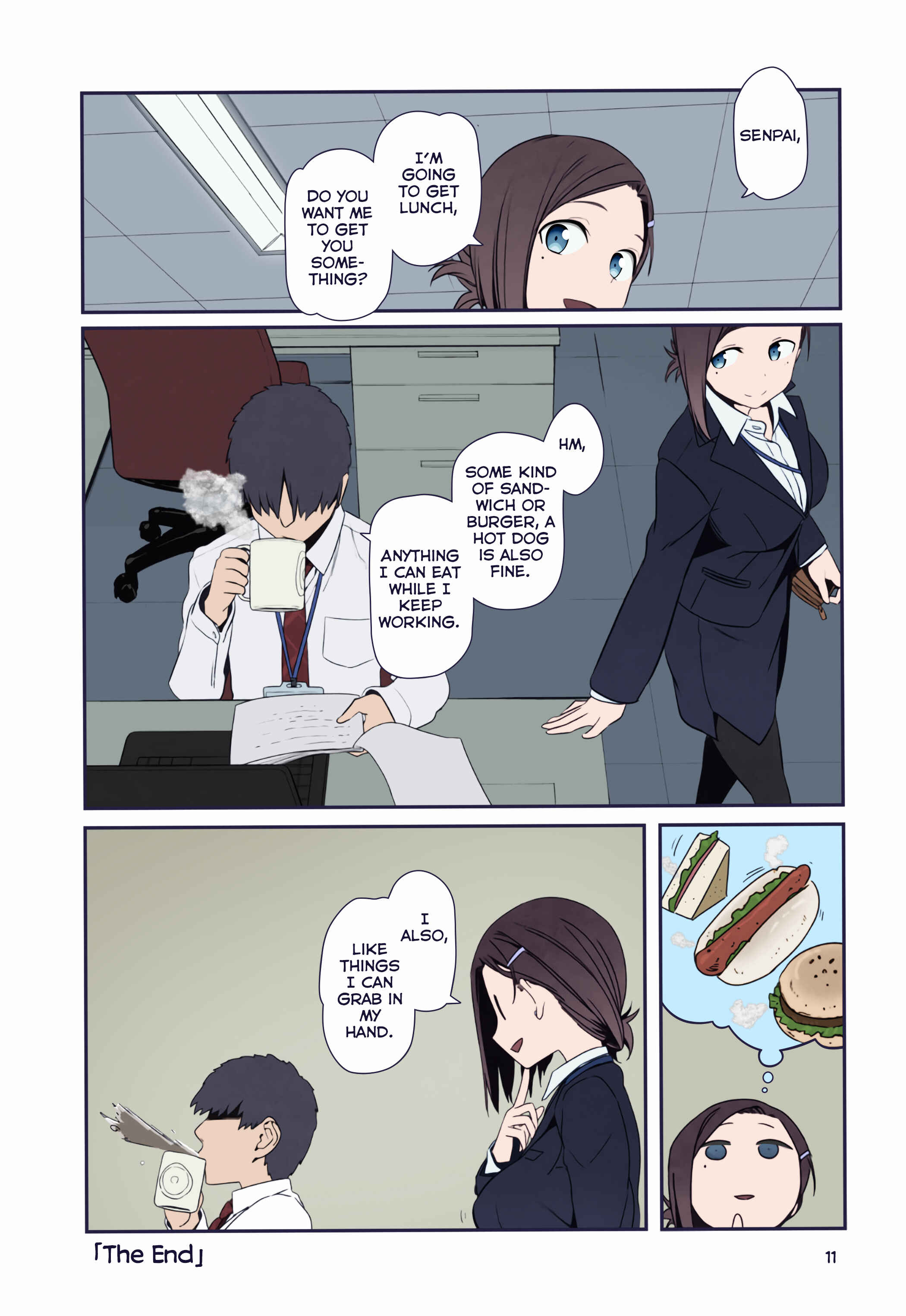 Getsuyoubi no Tawawa (Twitter Webcomic) (Fan Colored) Chapter 10 - Page 11