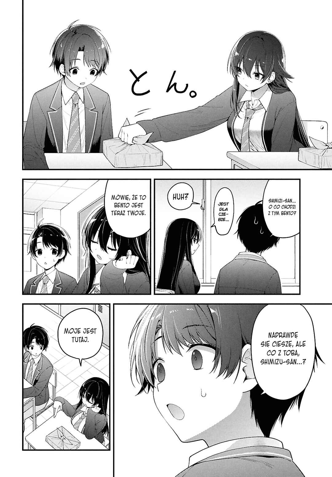 Tonari no Seki no Yankee Shimizu-san ga Kami wo Kuroku Sometekita Chapter 3 - Page 18
