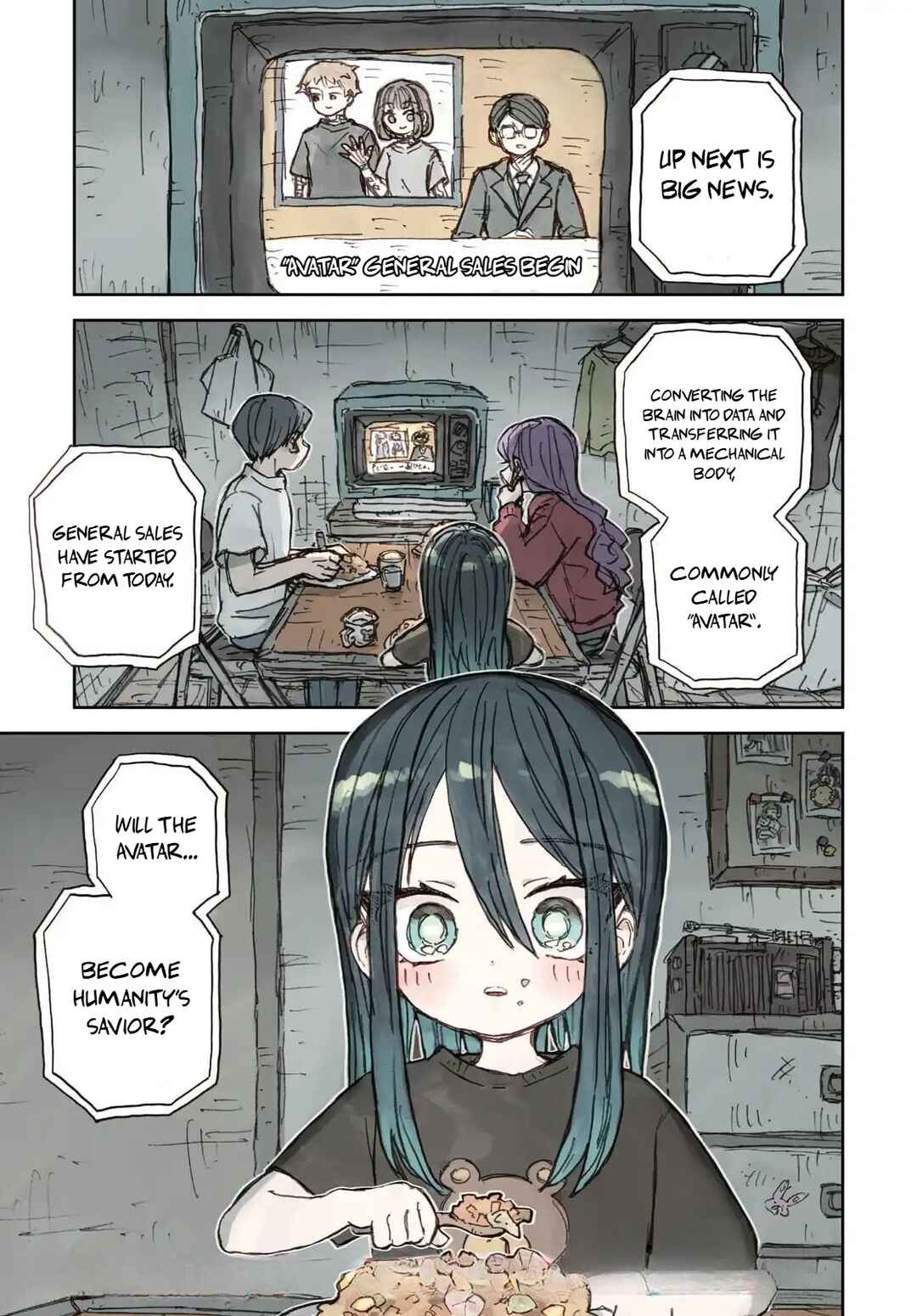 Zangai Shoujo, Kirakira na Sekai no Soko Chapter 1 - Page 1