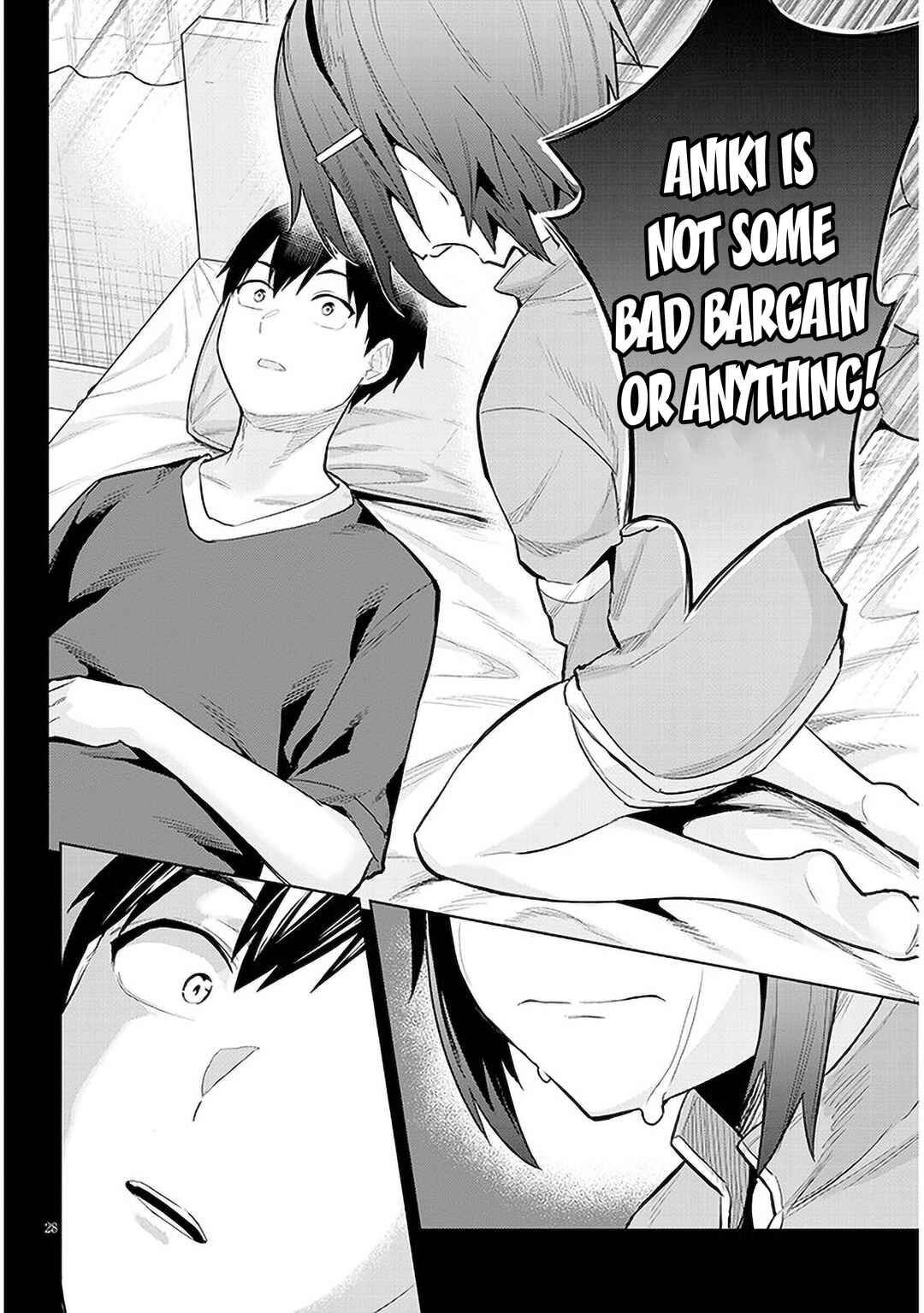 Jitsu wa Imouto deshita. ~Saikin Dekita Giri no Otouto no Kyorikan ga Yatara Chikai Wake~ Chapter 11 - Page 28