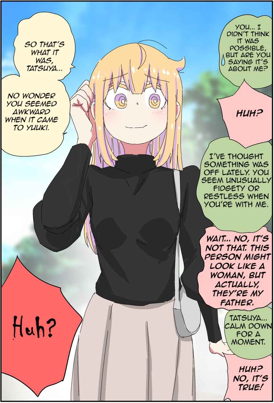 Chichioya ga Bishoujo ni Natteshimatte Iroiro Tsurai Chapter 23 - Page 2