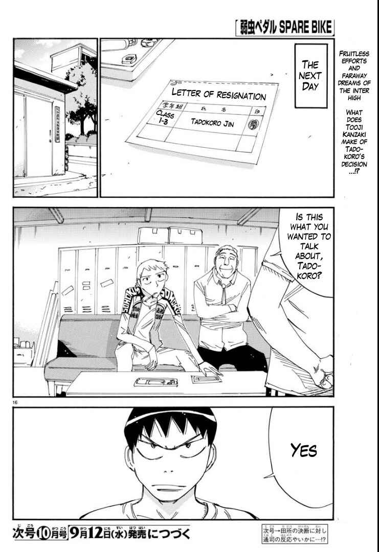 Yowamushi Pedal - Spare Bike Chapter 62 - Page 17