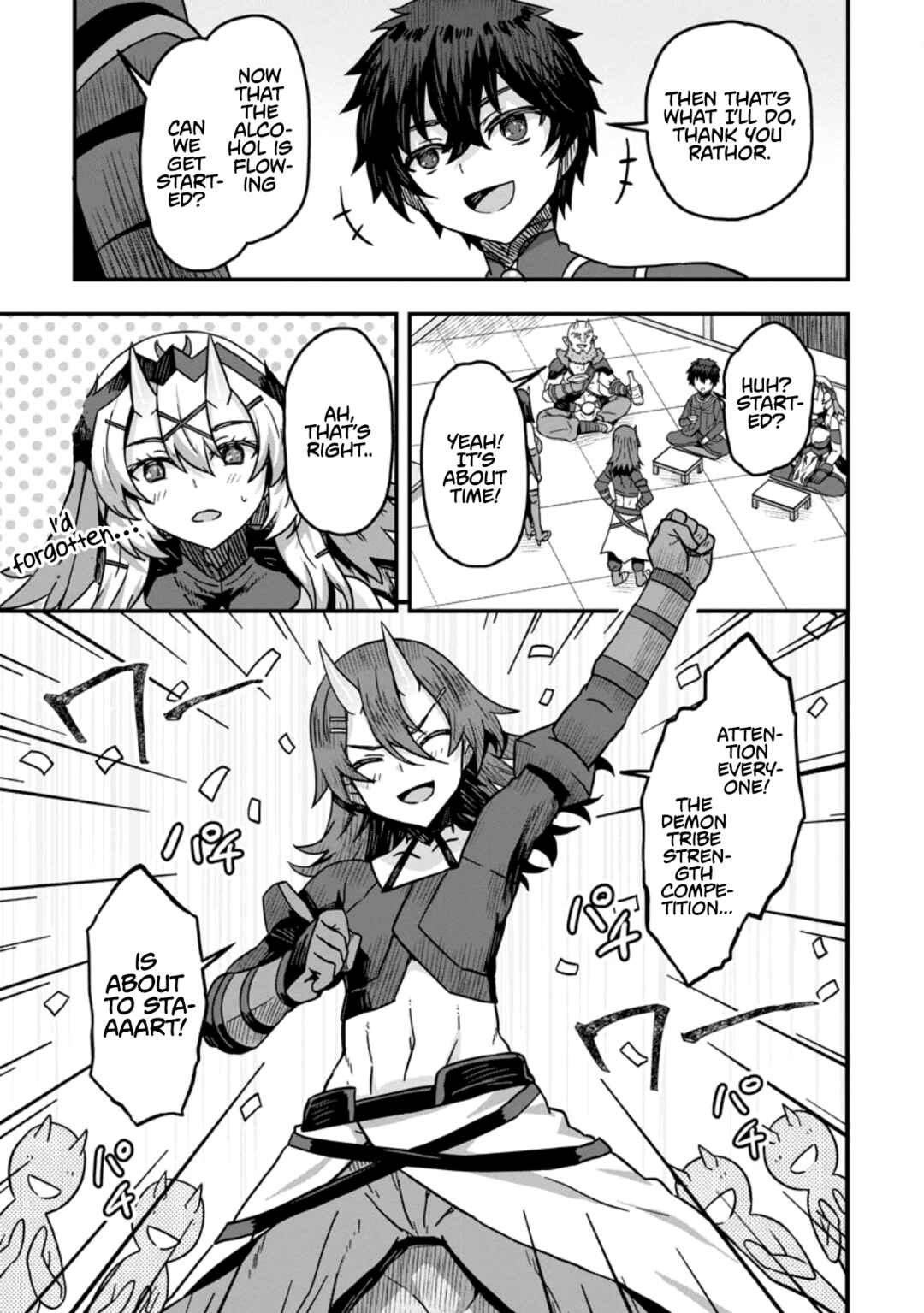 Isekai Saikyou no Yome desu ga, Yoru no Tatakai wa Ore no Hou ga Tsuyoi You desu - Chiryaku wo Ikashite Nariagaru Harem Senki Chapter 3 - Page 13