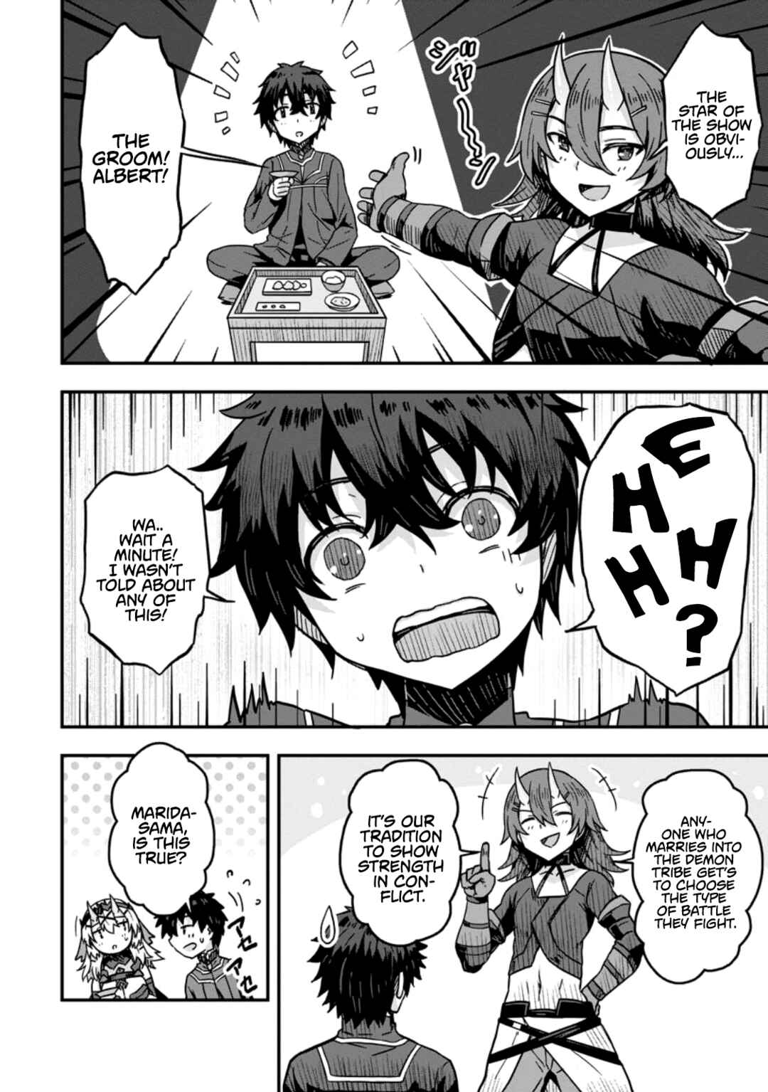 Isekai Saikyou no Yome desu ga, Yoru no Tatakai wa Ore no Hou ga Tsuyoi You desu - Chiryaku wo Ikashite Nariagaru Harem Senki Chapter 3 - Page 14