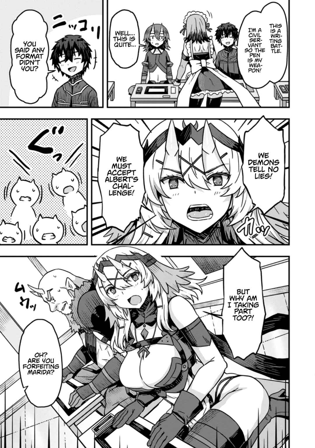 Isekai Saikyou no Yome desu ga, Yoru no Tatakai wa Ore no Hou ga Tsuyoi You desu - Chiryaku wo Ikashite Nariagaru Harem Senki Chapter 3 - Page 17