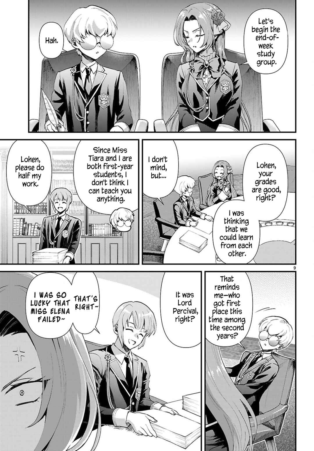 Danshi Koukousei, Otome Game no Akuyaku Reijou ni Tensei Suru. Chapter 15 - Page 9