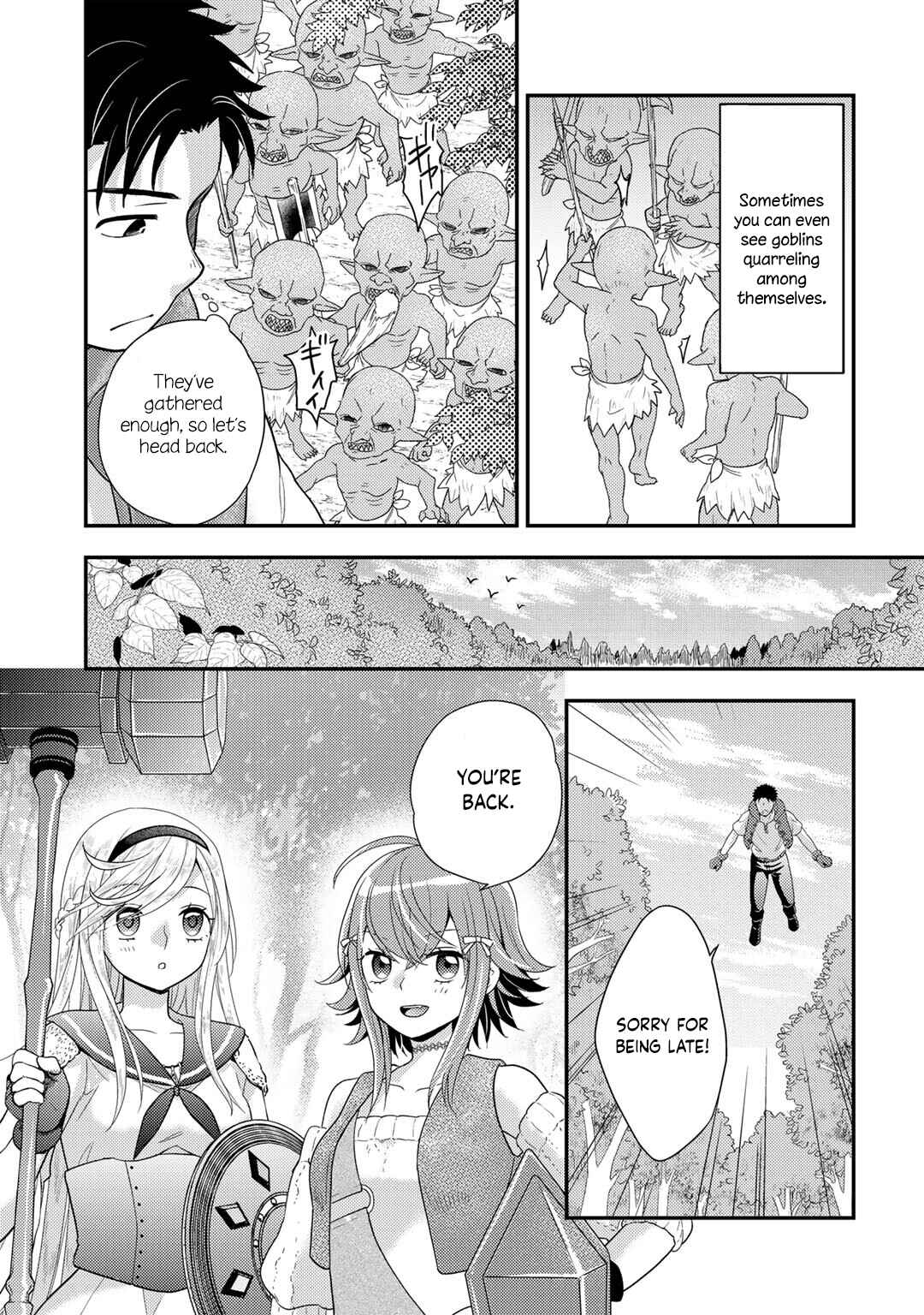 Isekai ni Kita Mitai dakedo Dou Sureba Yoi no Darou: Shachiku SE no My Pace Boukenki Chapter 17 - Page 8