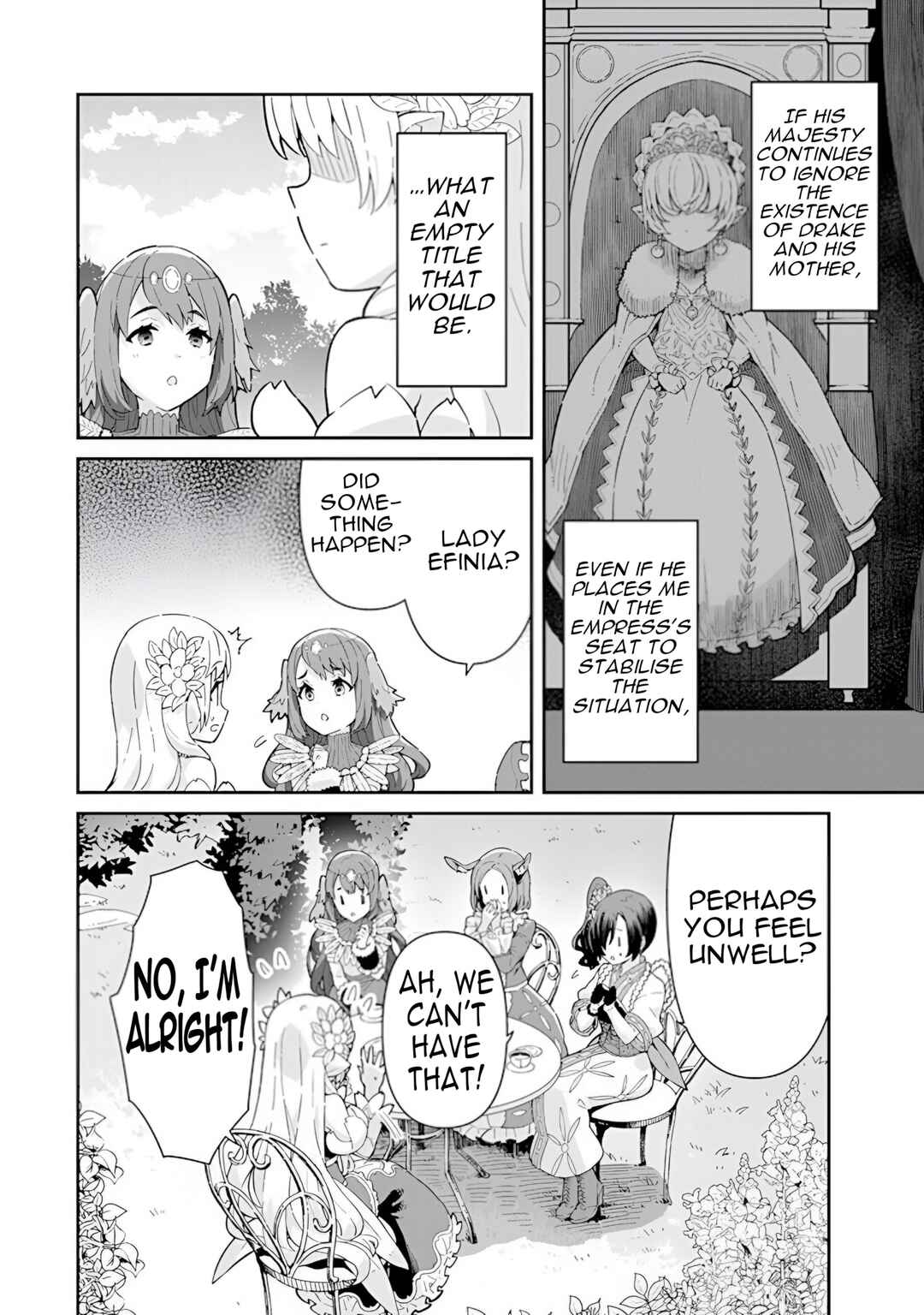 Reiketsu Ryuuou Heika no "Unmei no Tsugai" rashii Desu ga, Koukyuu ni Hikikomorou to Omoimasu Chapter 15 - Page 11