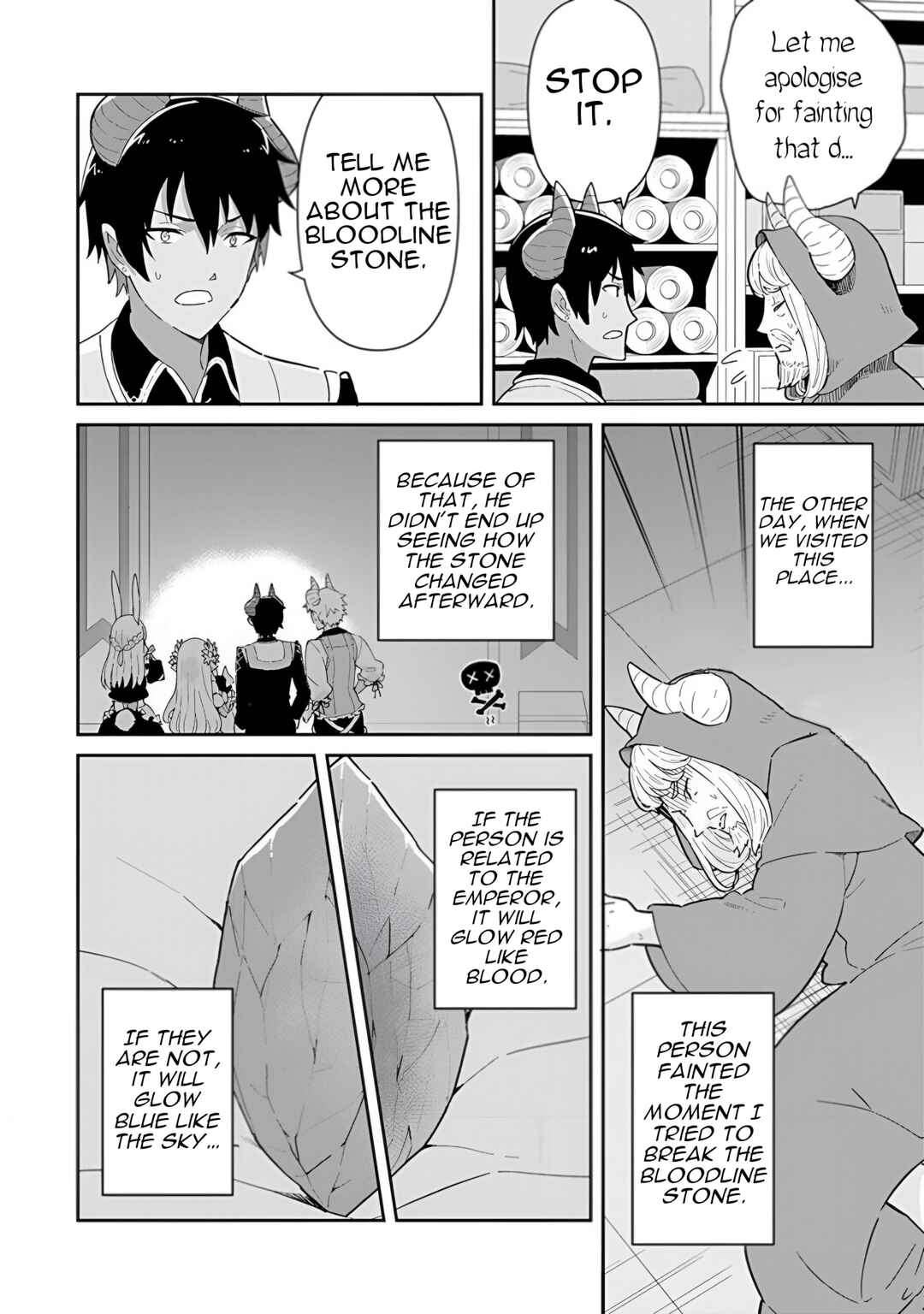 Reiketsu Ryuuou Heika no "Unmei no Tsugai" rashii Desu ga, Koukyuu ni Hikikomorou to Omoimasu Chapter 15 - Page 55