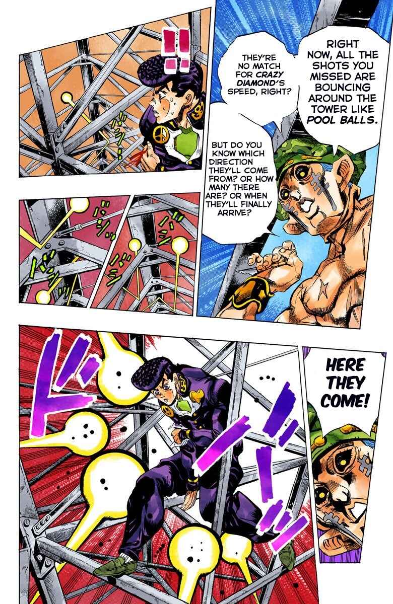 JoJo no Kimyou na Bouken: Part 4 - Diamond wa Kudakenai Color-ban Chapter 137 - Page 12