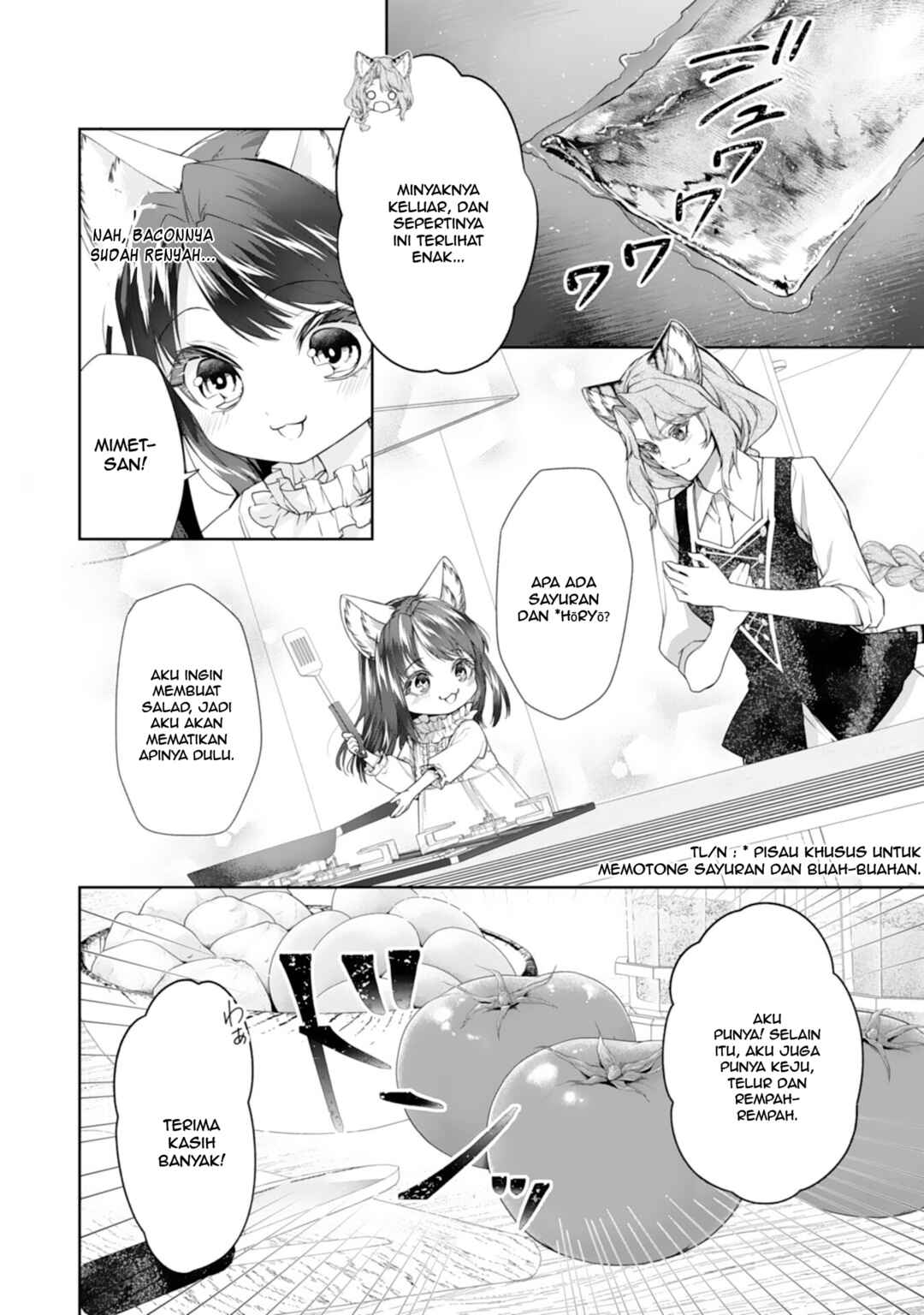Neko Neko Youjo no Aijou Gohan ~Isekai de Mofumofu-tachi ni Ryouri wo Tsukurimasu!~ Chapter 3 - Page 3