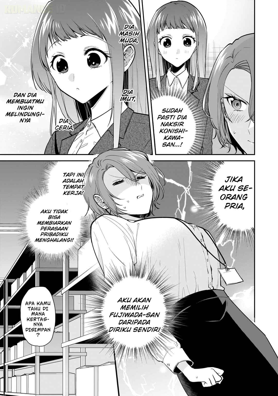 Misato-san wa Amasugi Joushi ni Chotto Kibishii Chapter 10 - Page 14