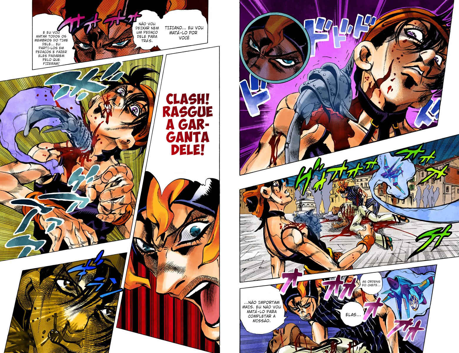 JoJo no Kimyou na Bouken: Part 5 - Ougon no Kaze Color-ban Chapter 92 - Page 5