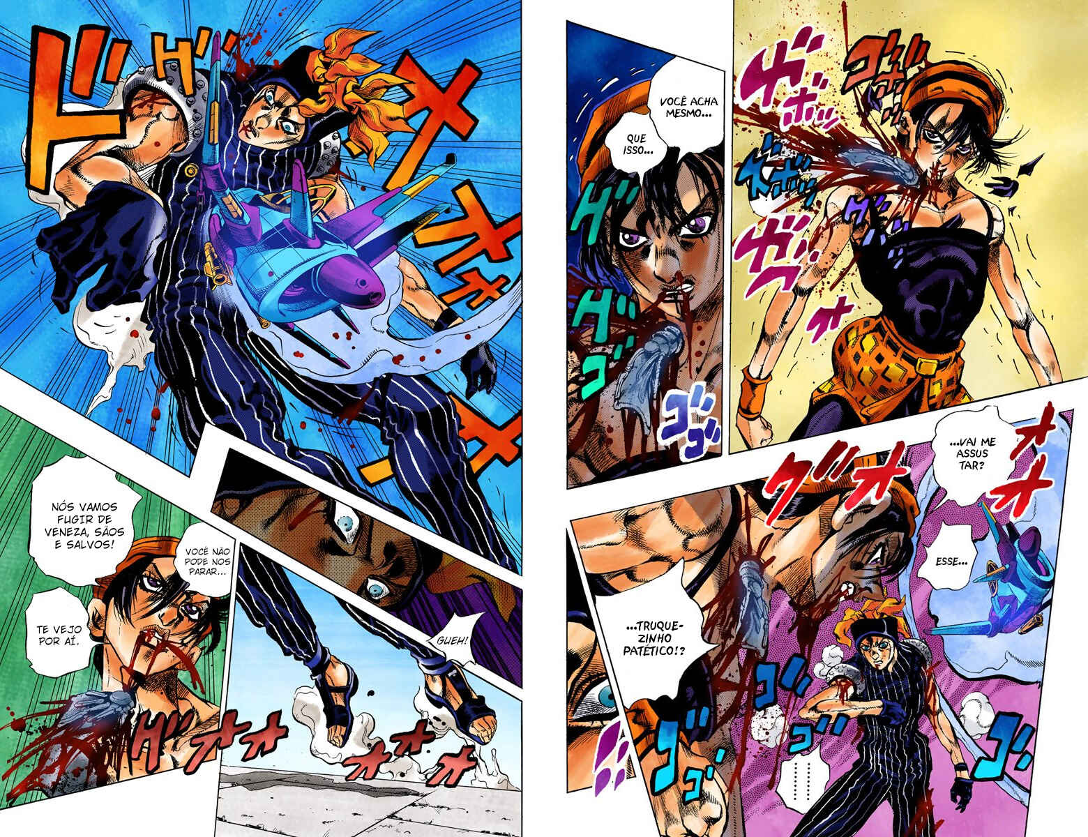 JoJo no Kimyou na Bouken: Part 5 - Ougon no Kaze Color-ban Chapter 92 - Page 6