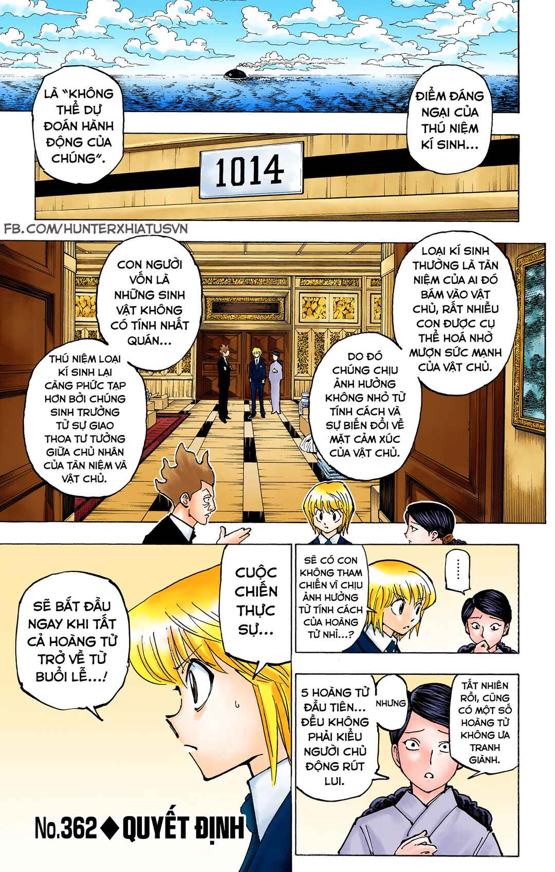 Hunter x Hunter (Official Colored) Chapter 362 - Page 1
