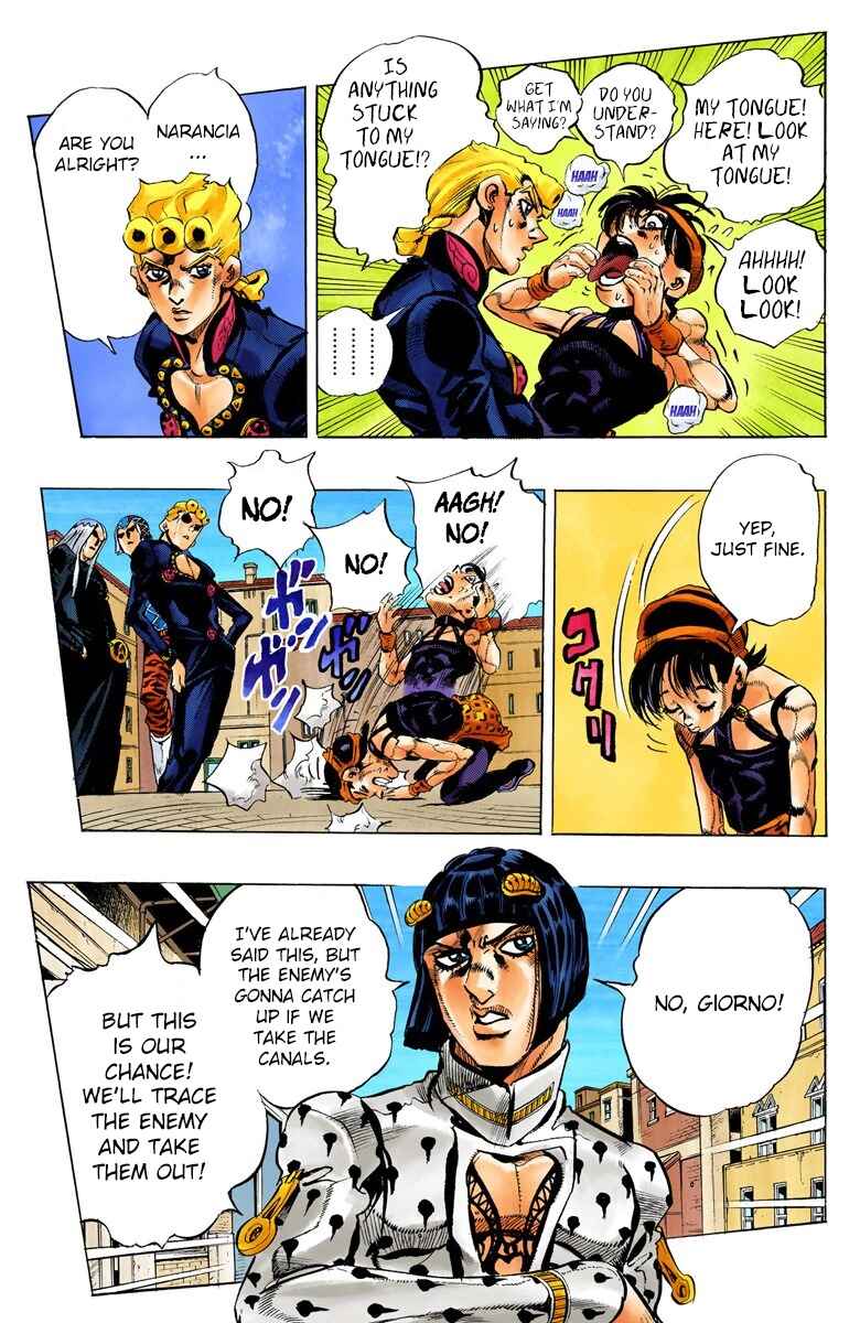 JoJo no Kimyou na Bouken: Part 5 - Ougon no Kaze Color-ban Chapter 87 - Page 11