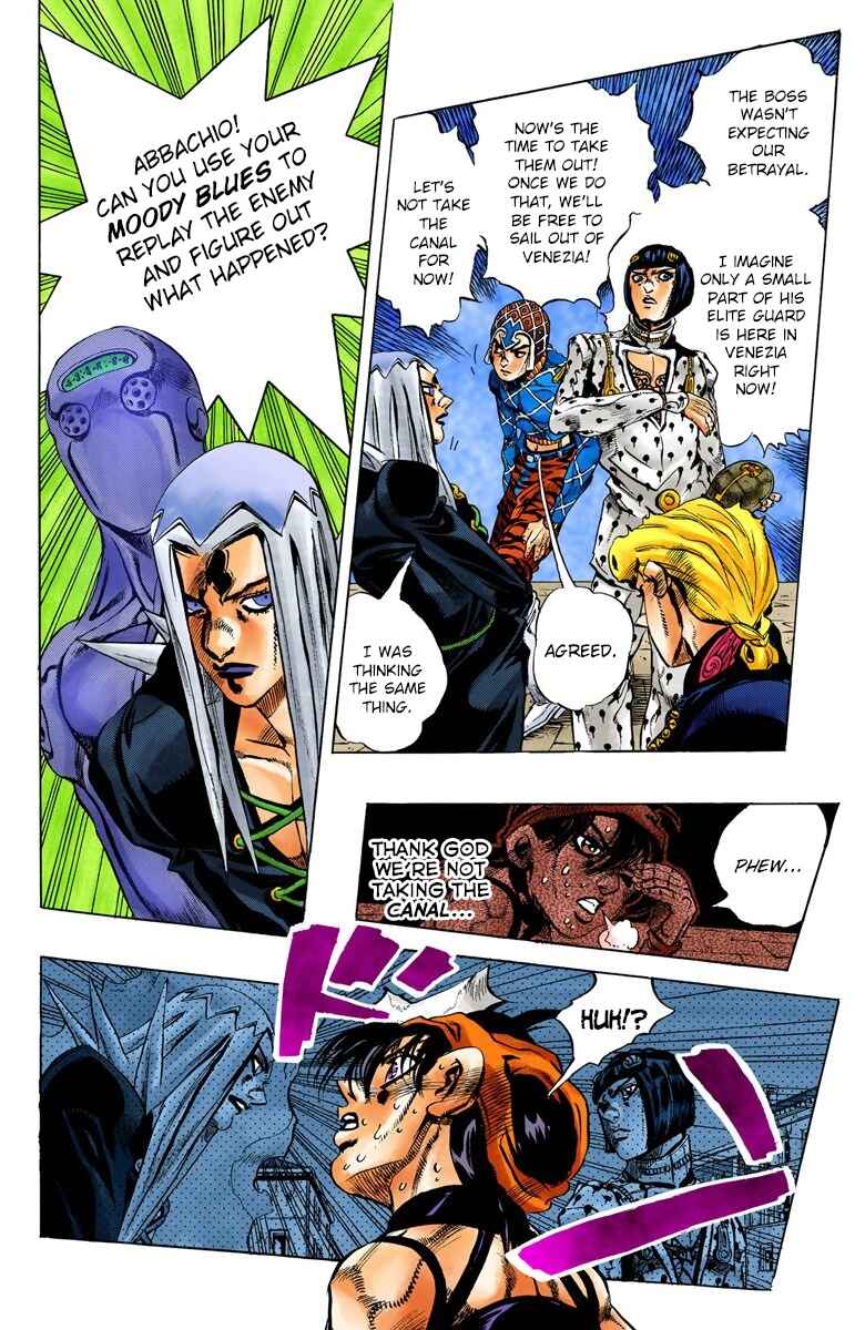 JoJo no Kimyou na Bouken: Part 5 - Ougon no Kaze Color-ban Chapter 87 - Page 12