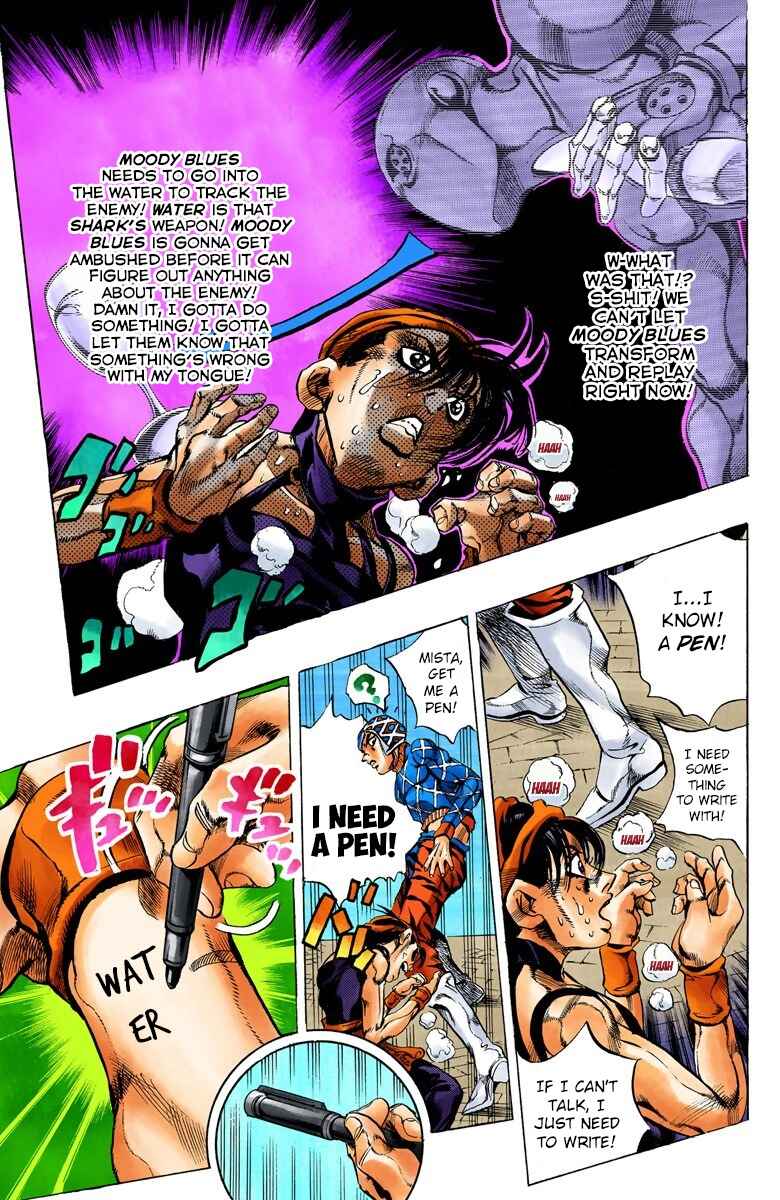 JoJo no Kimyou na Bouken: Part 5 - Ougon no Kaze Color-ban Chapter 87 - Page 13