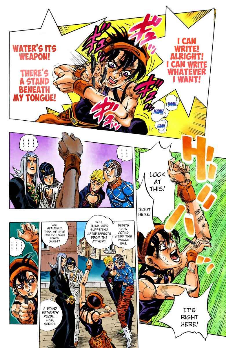 JoJo no Kimyou na Bouken: Part 5 - Ougon no Kaze Color-ban Chapter 87 - Page 14