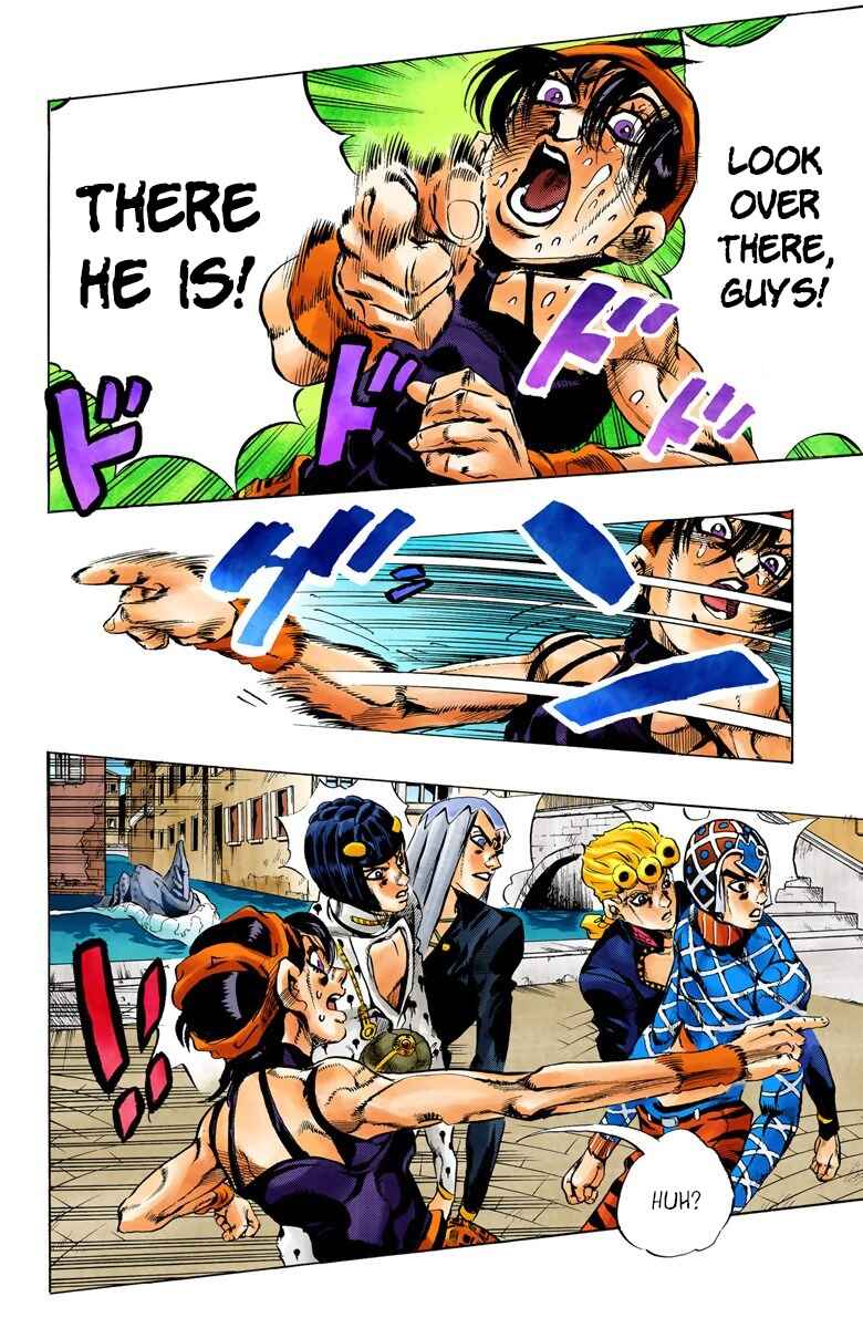 JoJo no Kimyou na Bouken: Part 5 - Ougon no Kaze Color-ban Chapter 87 - Page 17