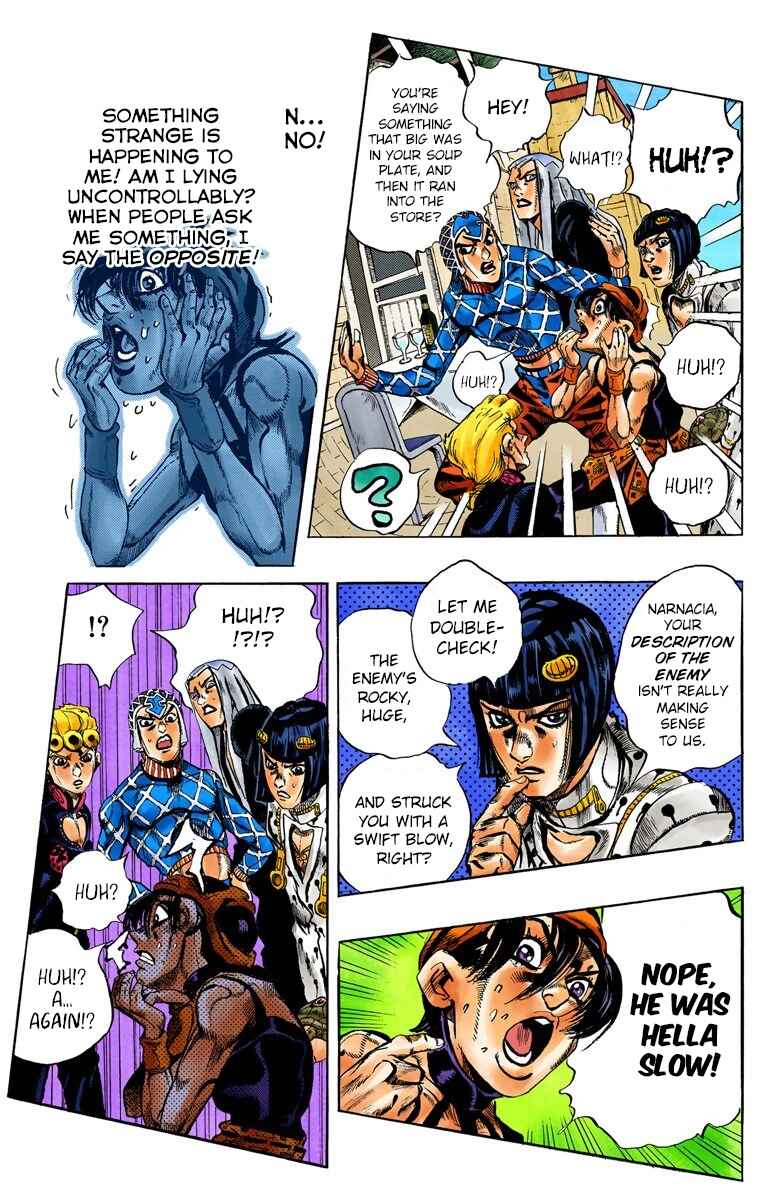 JoJo no Kimyou na Bouken: Part 5 - Ougon no Kaze Color-ban Chapter 87 - Page 5