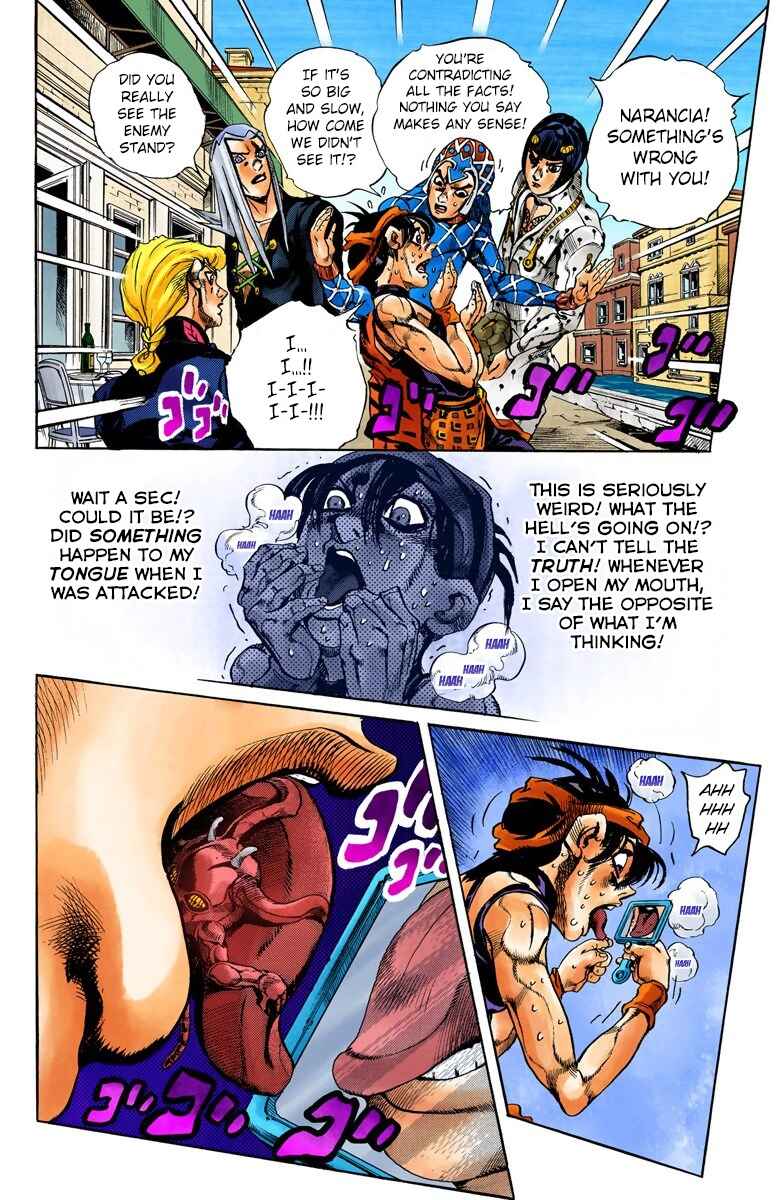 JoJo no Kimyou na Bouken: Part 5 - Ougon no Kaze Color-ban Chapter 87 - Page 6