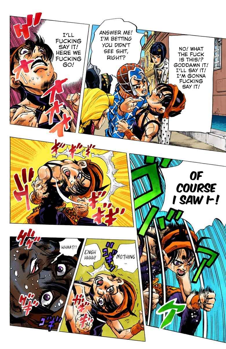 JoJo no Kimyou na Bouken: Part 5 - Ougon no Kaze Color-ban Chapter 87 - Page 8