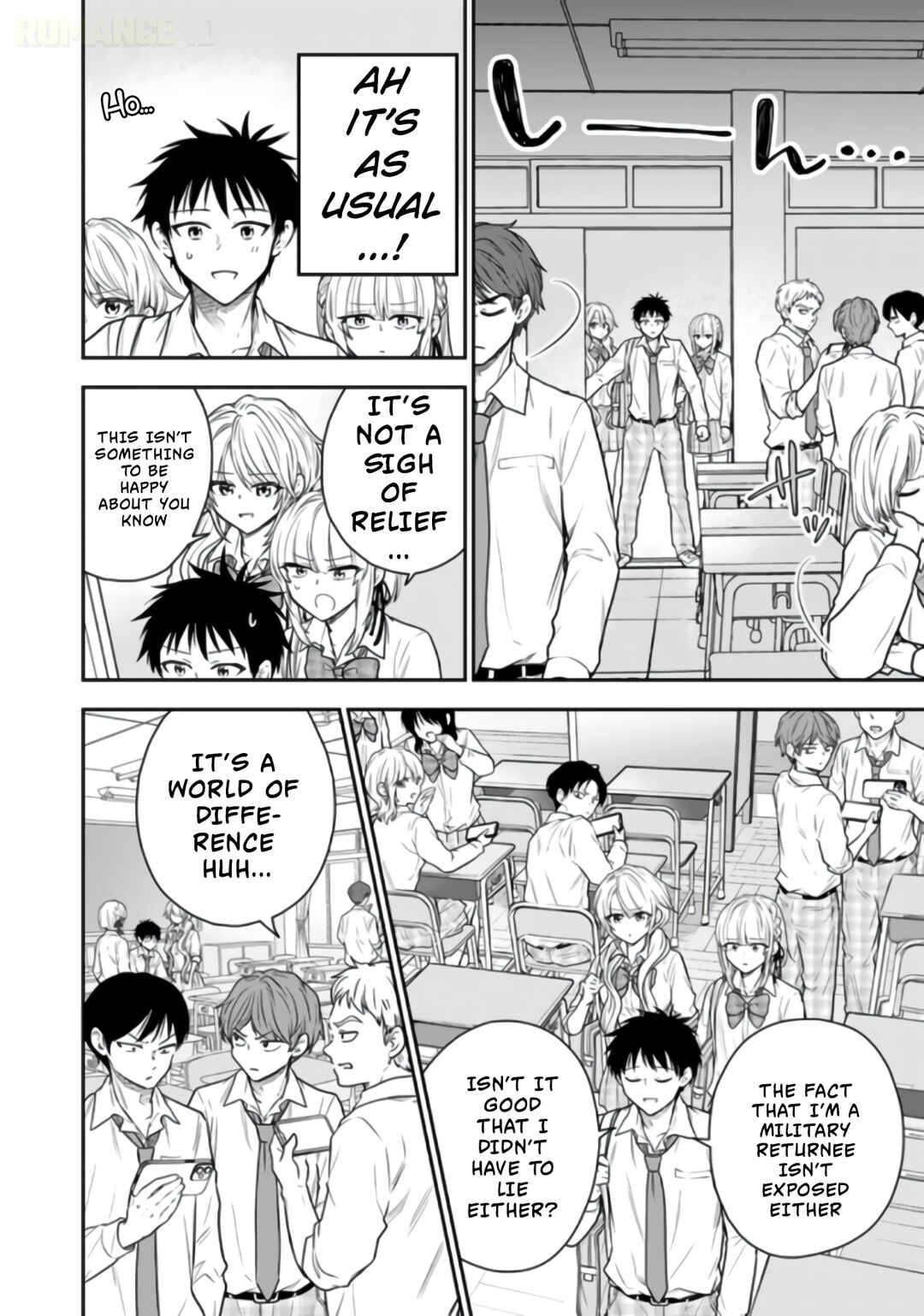 Senchi Kara Kaette kita Takashi-kun. Futsuu ni Koukou Seikatsu wo Okuritai Chapter 16 - Page 15
