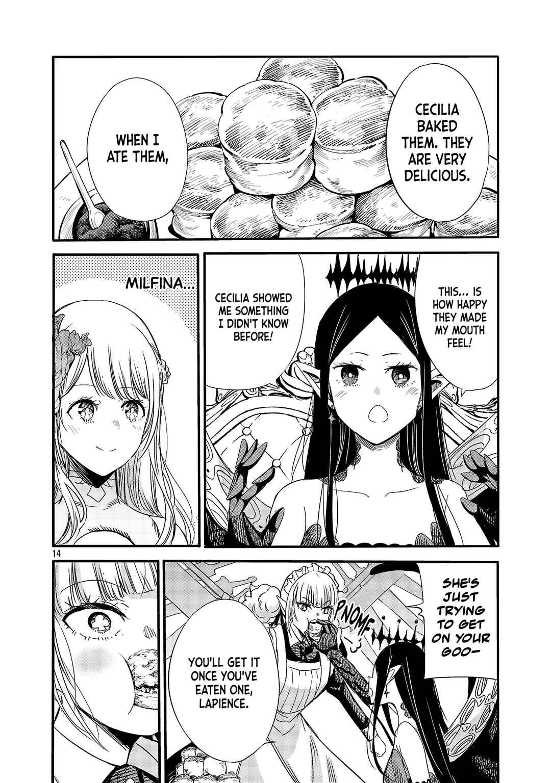 Koushaku Reijou no Rouraku Mission ~Maou to no Seiryaku Kekkon ga, Jinrui Saigo no Kirifuda desu!... tte, Maou ga Onnanoko no Baai wa Dou Sureba Ii no desu ka!?~ Chapter 7 - Page 14