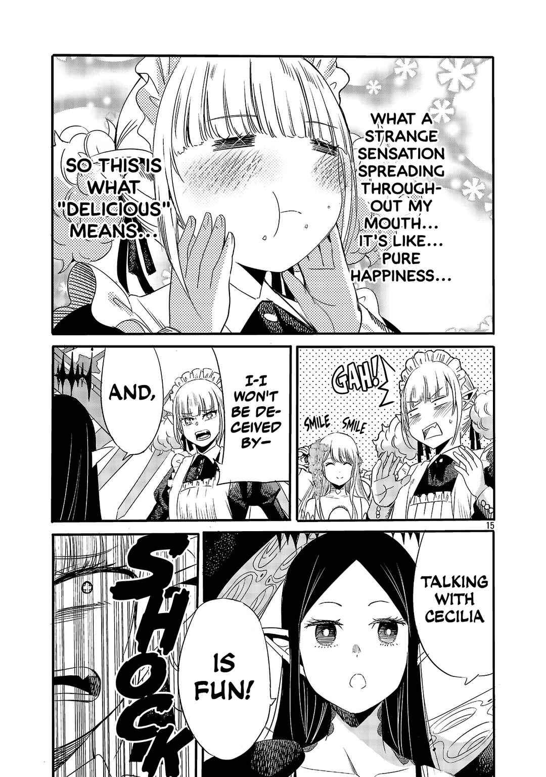 Koushaku Reijou no Rouraku Mission ~Maou to no Seiryaku Kekkon ga, Jinrui Saigo no Kirifuda desu!... tte, Maou ga Onnanoko no Baai wa Dou Sureba Ii no desu ka!?~ Chapter 7 - Page 15