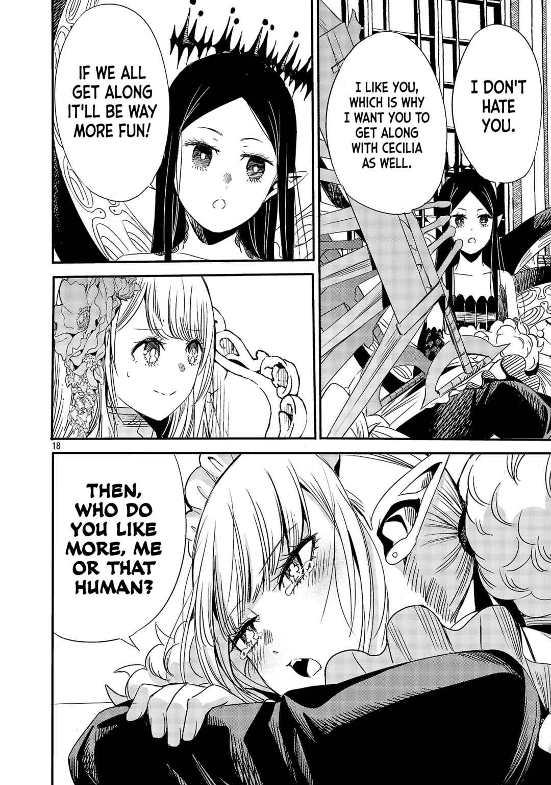 Koushaku Reijou no Rouraku Mission ~Maou to no Seiryaku Kekkon ga, Jinrui Saigo no Kirifuda desu!... tte, Maou ga Onnanoko no Baai wa Dou Sureba Ii no desu ka!?~ Chapter 7 - Page 18