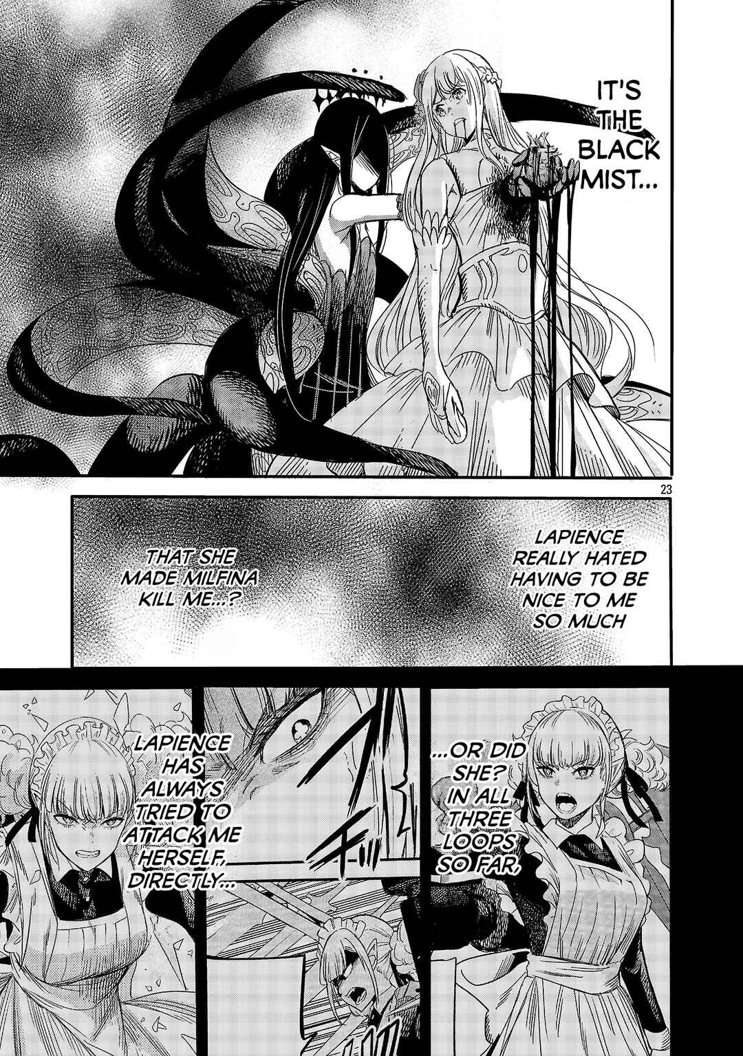 Koushaku Reijou no Rouraku Mission ~Maou to no Seiryaku Kekkon ga, Jinrui Saigo no Kirifuda desu!... tte, Maou ga Onnanoko no Baai wa Dou Sureba Ii no desu ka!?~ Chapter 7 - Page 23