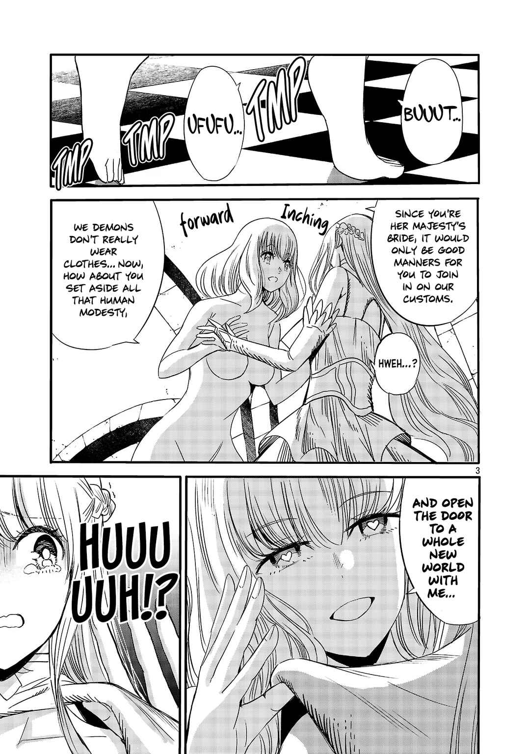 Koushaku Reijou no Rouraku Mission ~Maou to no Seiryaku Kekkon ga, Jinrui Saigo no Kirifuda desu!... tte, Maou ga Onnanoko no Baai wa Dou Sureba Ii no desu ka!?~ Chapter 7 - Page 3