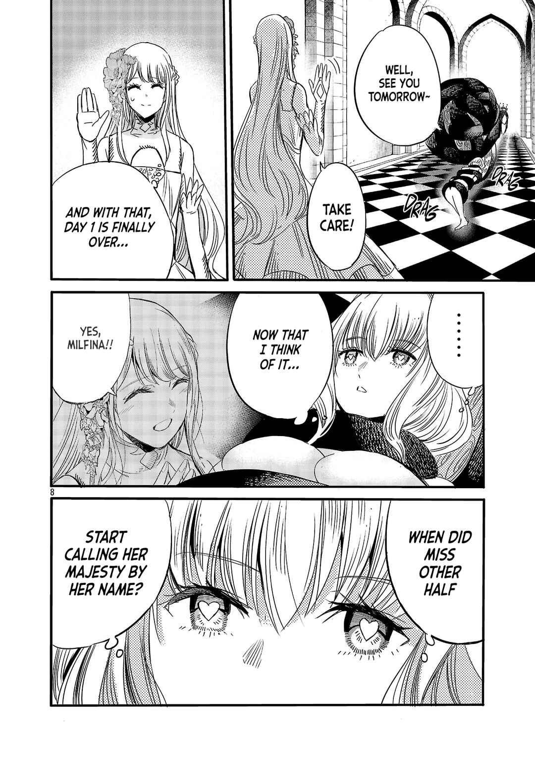 Koushaku Reijou no Rouraku Mission ~Maou to no Seiryaku Kekkon ga, Jinrui Saigo no Kirifuda desu!... tte, Maou ga Onnanoko no Baai wa Dou Sureba Ii no desu ka!?~ Chapter 7 - Page 8