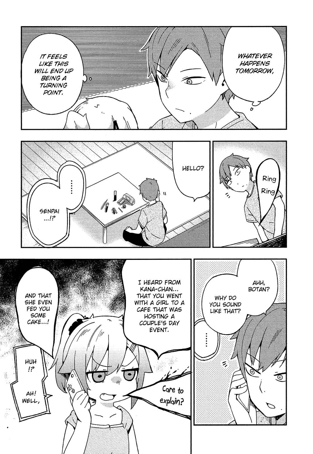Ookami Shounen wa Kyou mo Uso wo Kasaneru Chapter 27 - Page 16