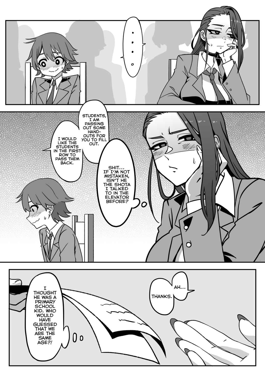 Something Naughty Would Happen If They Knew Each Other's Thoughts Chapter 2 - Page 2