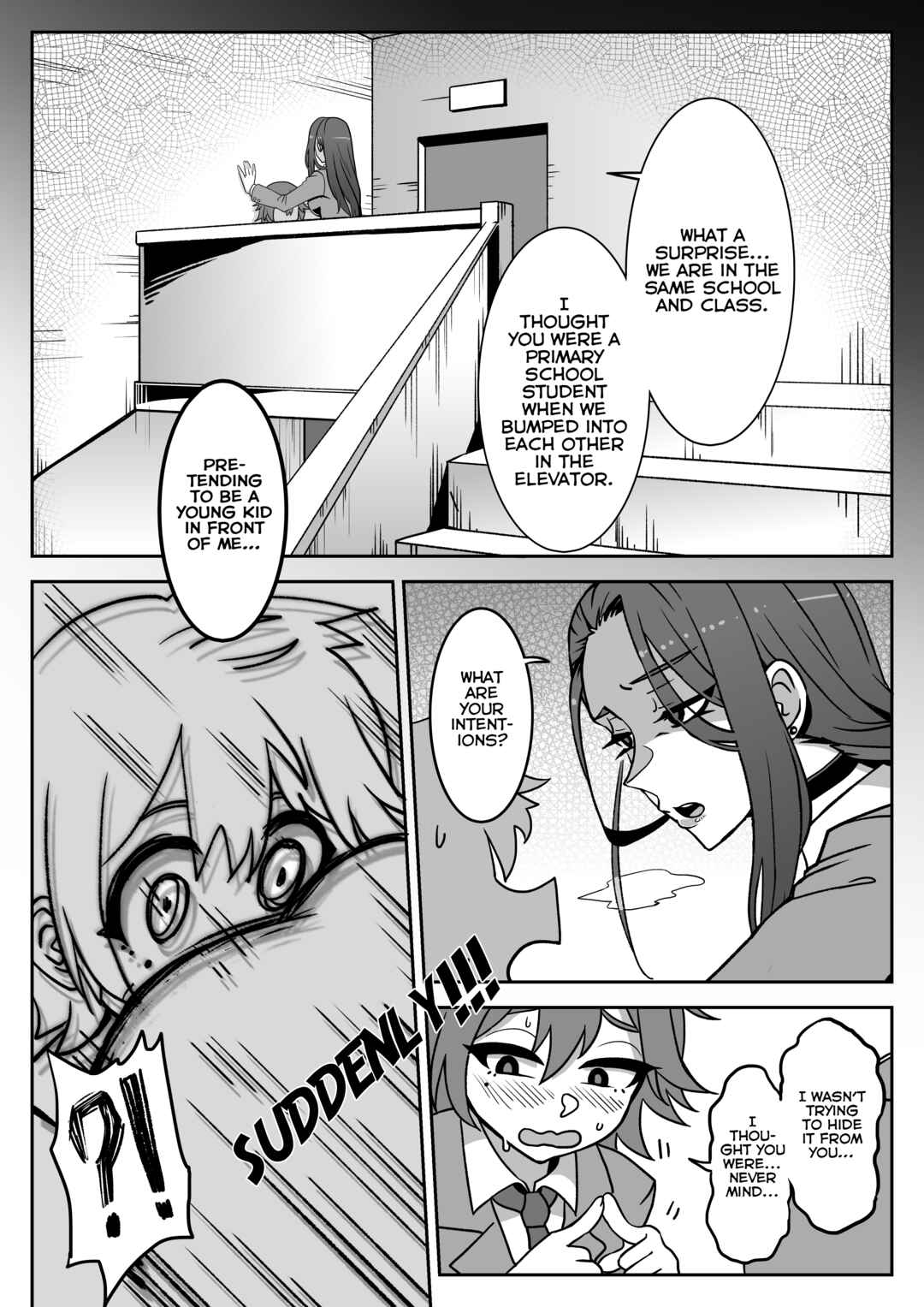 Something Naughty Would Happen If They Knew Each Other's Thoughts Chapter 2 - Page 4
