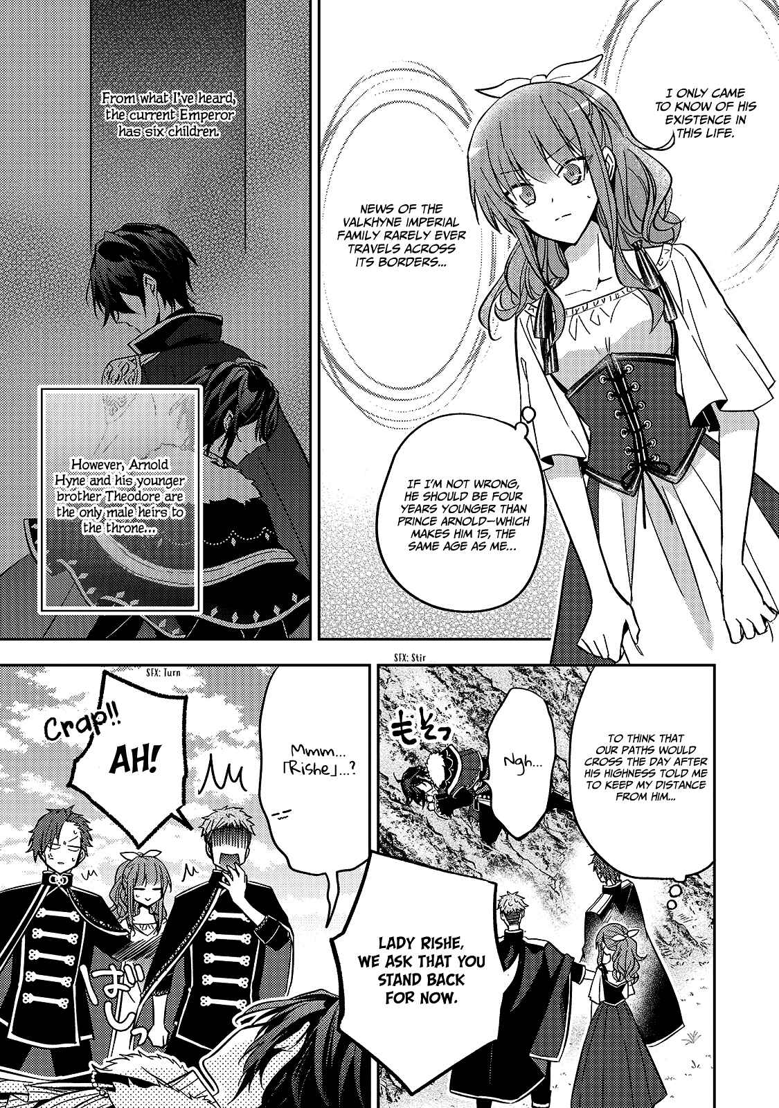 Loop 7-kaime no Akuyaku Reijou wa, Moto Tekikoku de Jiyuu Kimama na Hanayome Seikatsu o Mankitsu Suru Chapter 9 - Page 14
