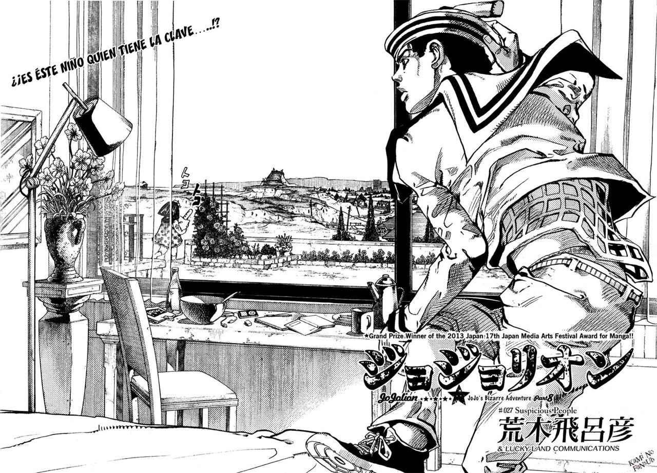JoJo no Kimyou na Bouken: Part 8 - JoJolion Chapter 27 - Page 3