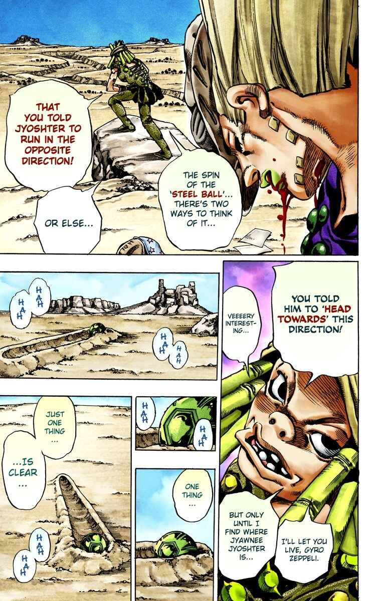 JoJo no Kimyou na Bouken: Part 7 - Steel Ball Run Color-ban Chapter 26 - Page 51