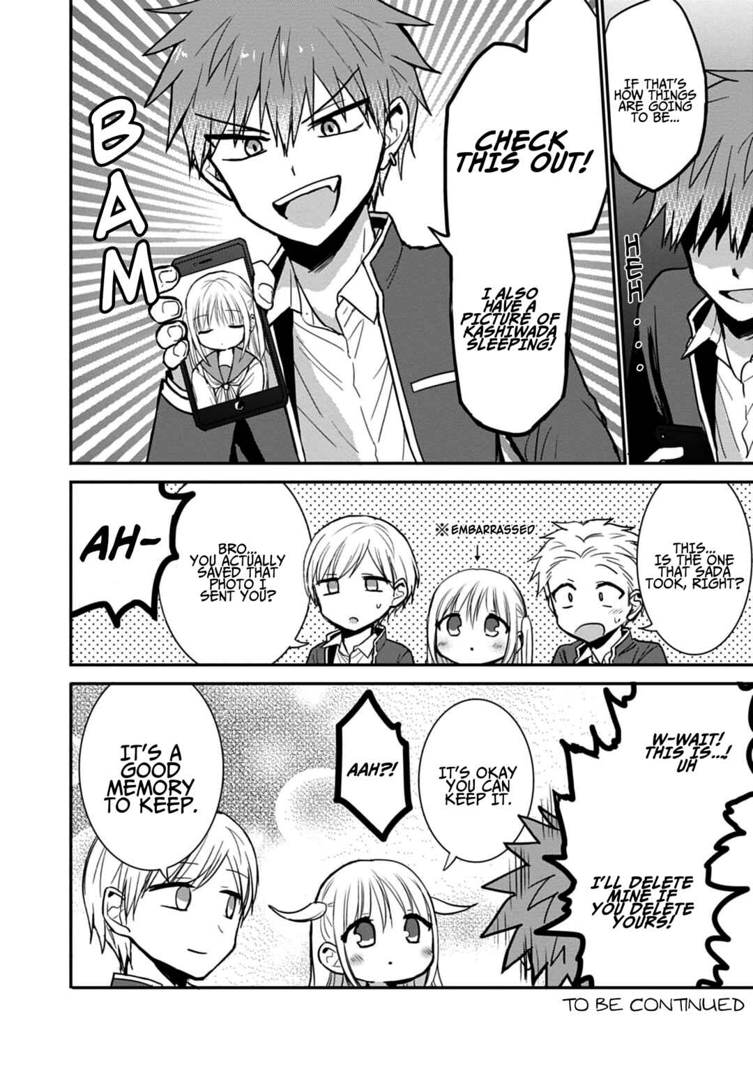 Kao ni Denai Kashiwada-san to Kao ni Deru Oota-kun Chapter 75.5 - Page 9